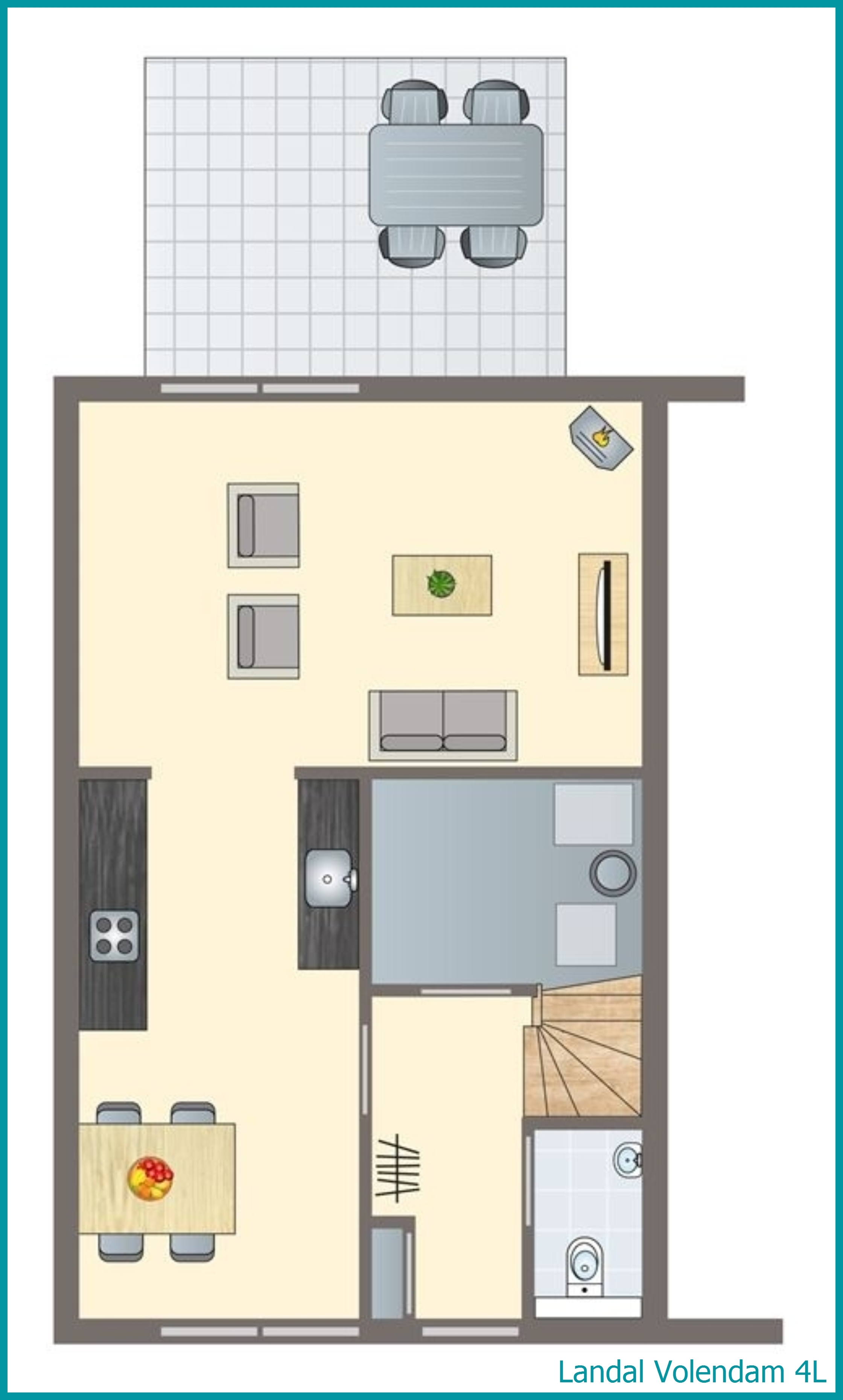 4-persoons bungalow 4L in Volendam