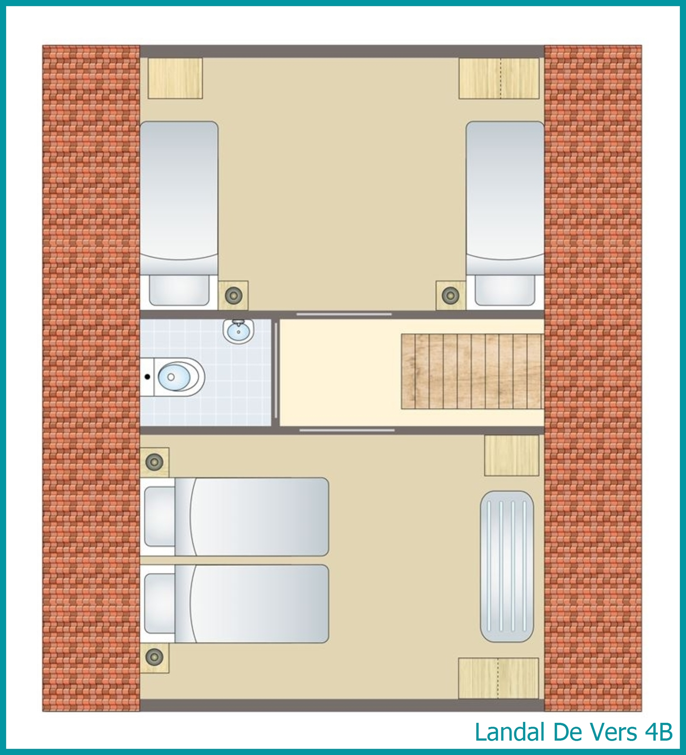 4-persoons landhuis 4B in De Vers