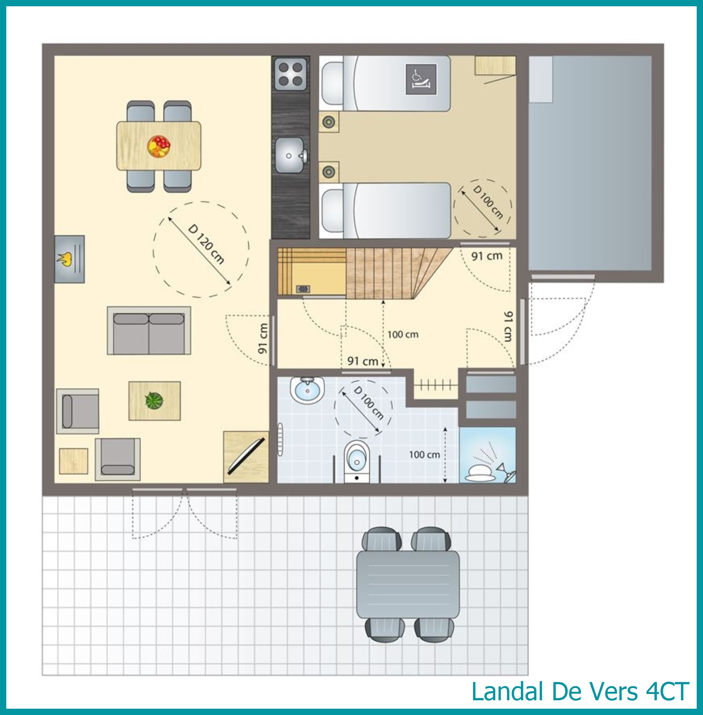 4-persoons landhuis 4CT in De Vers