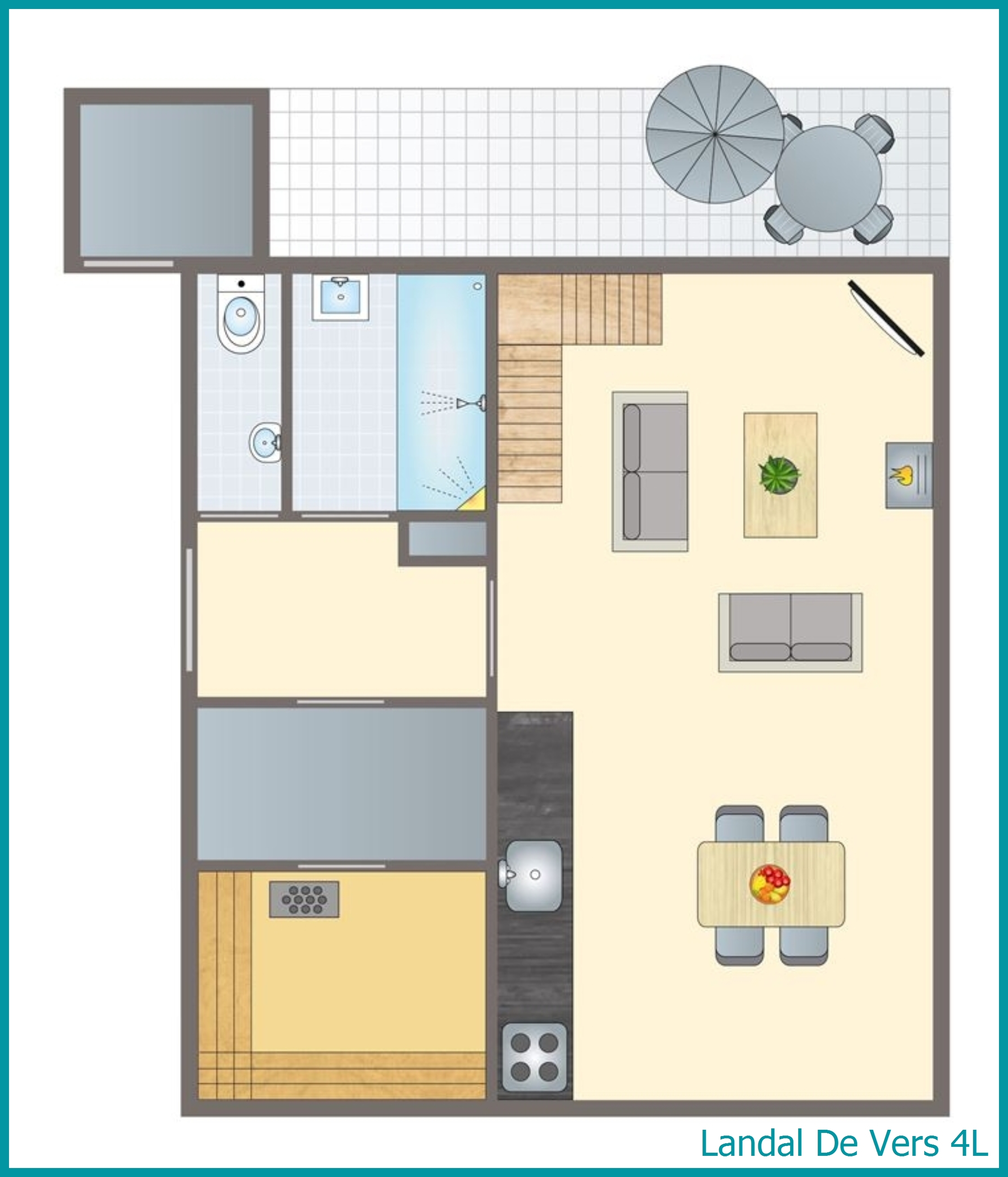 4-persoons landhuis 4L in De Vers