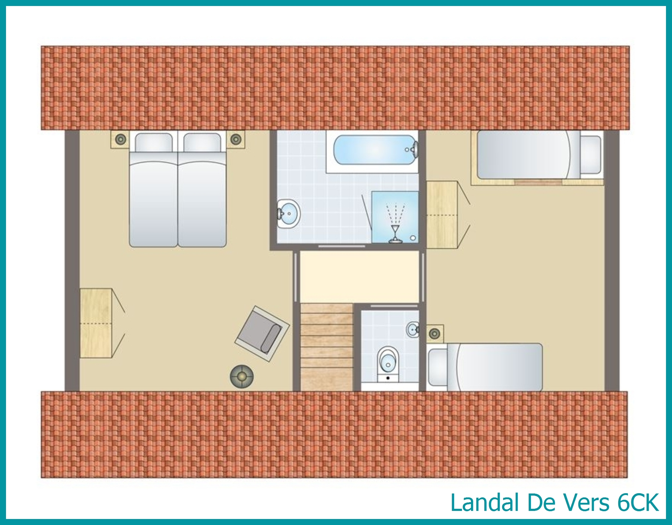 6-persoons kinderbungalow 6CK in De Vers