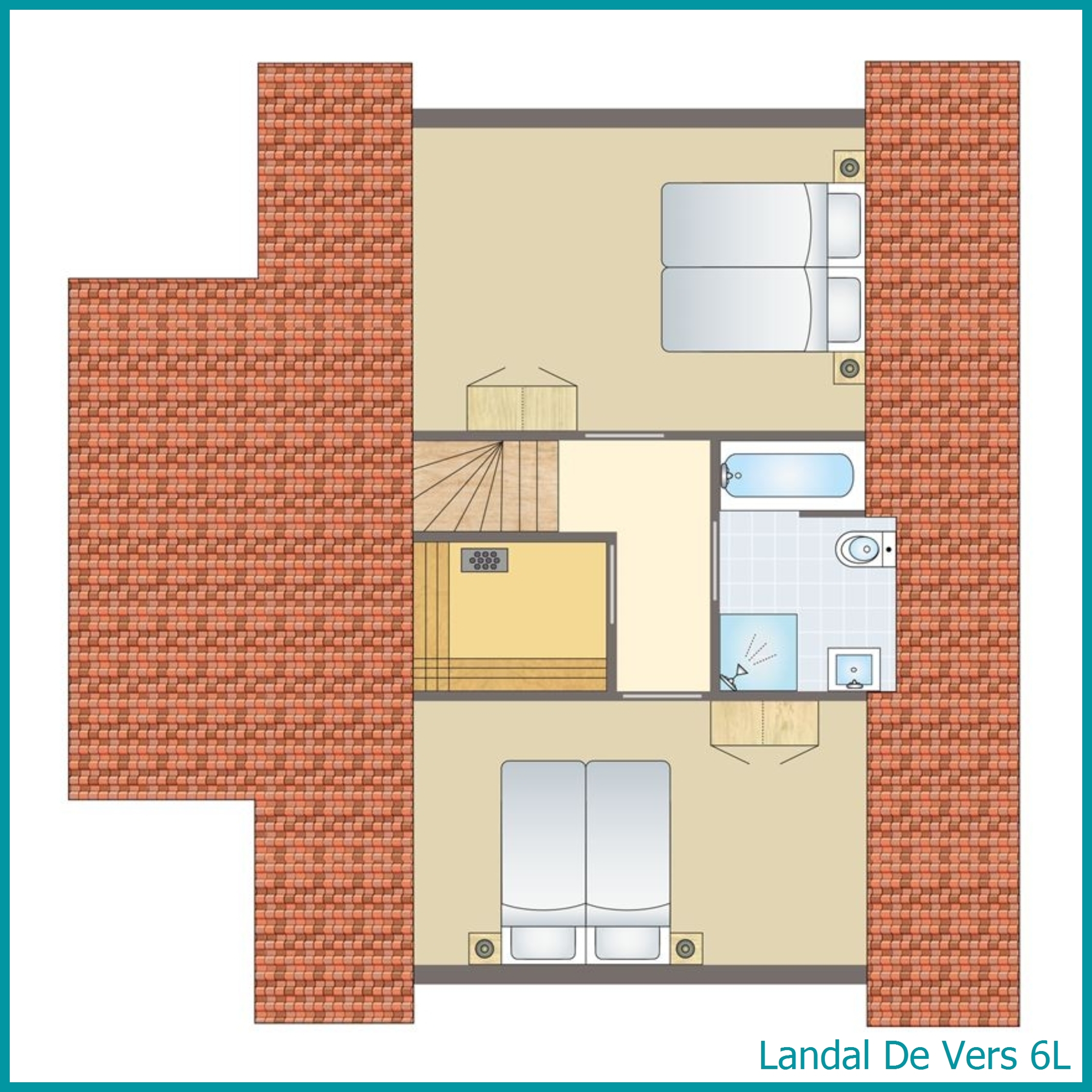 6-persoons bungalow 6L in De Vers