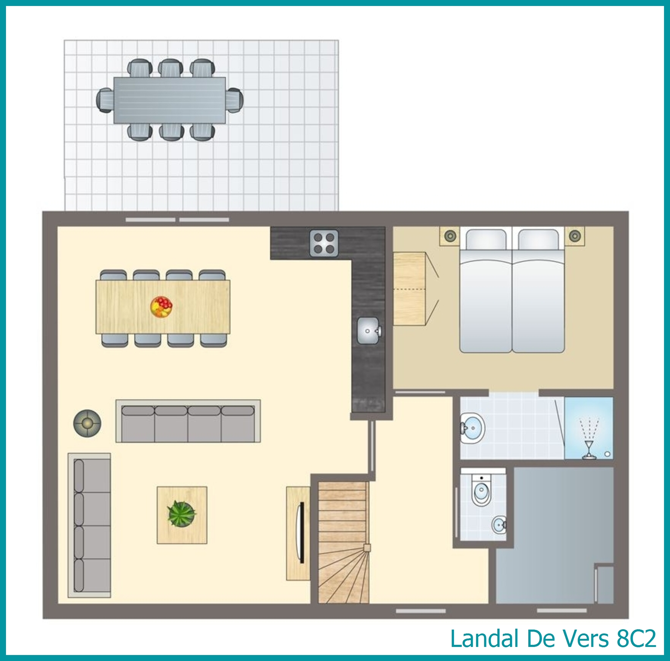 8-persoons bungalow 8C2 in De Vers