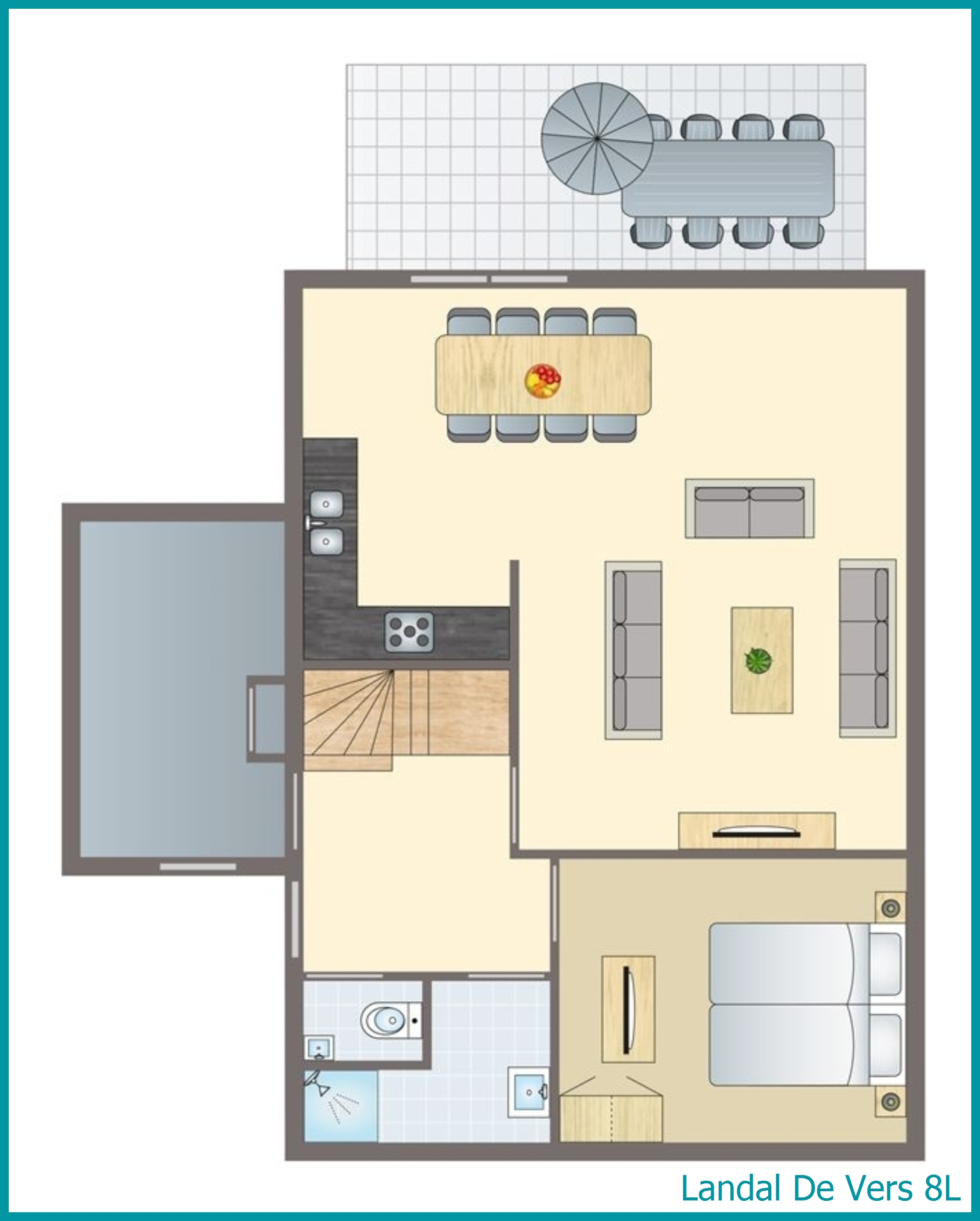 8-persoons bungalow 8L in De Vers