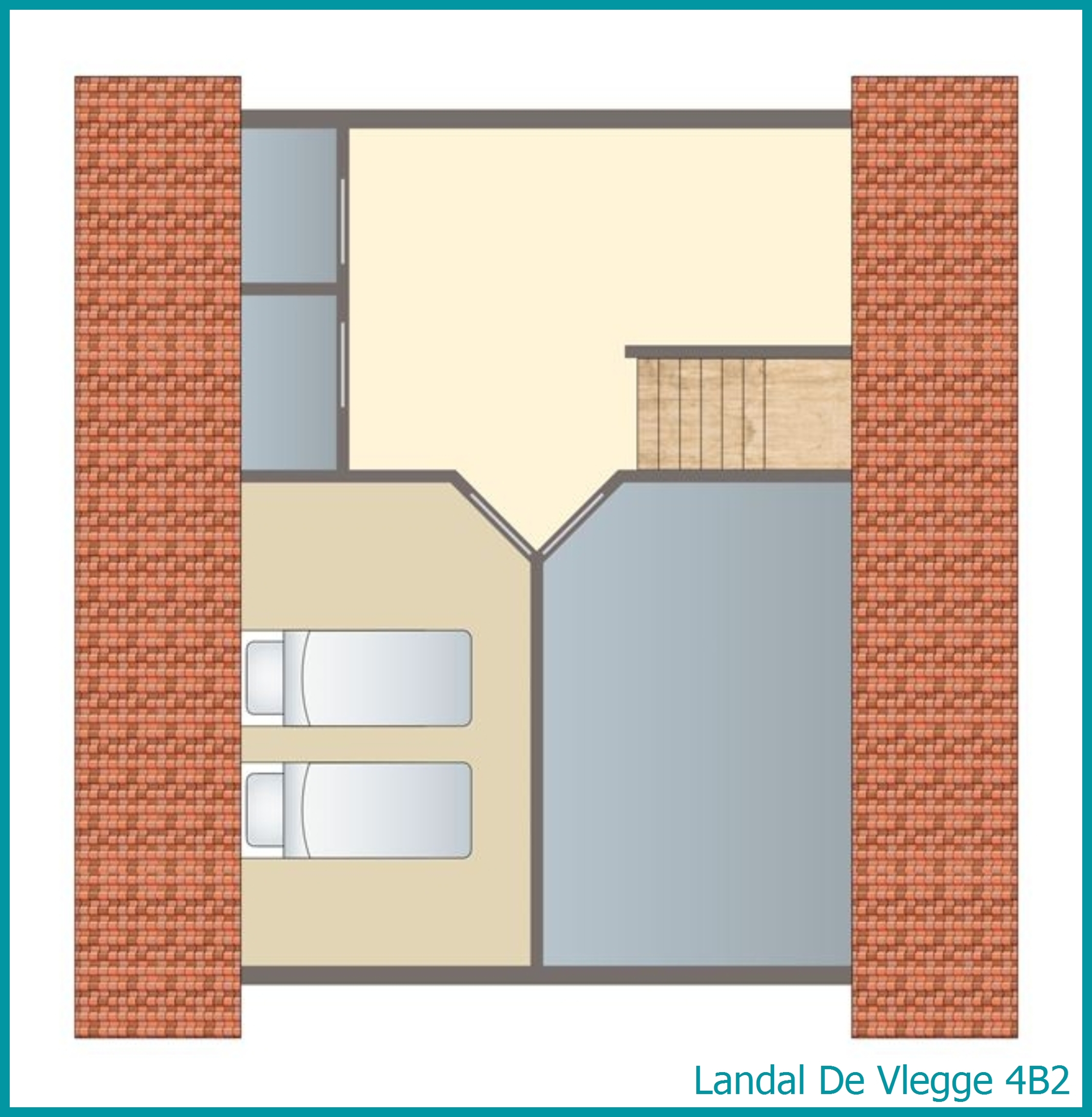 4-persoons bungalow 4B2 in De Vlegge