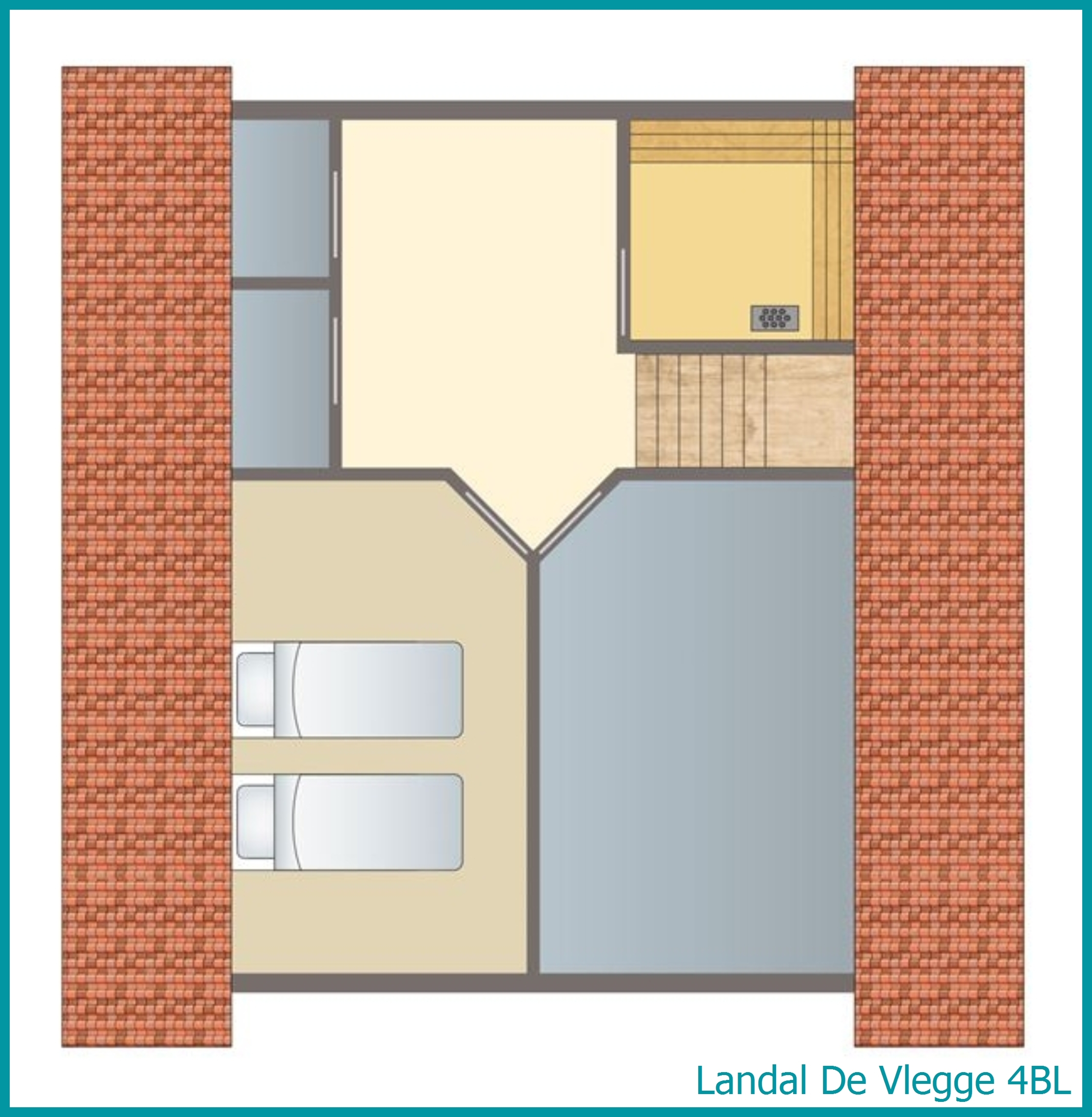 4-persoons bungalow 4BL in De Vlegge