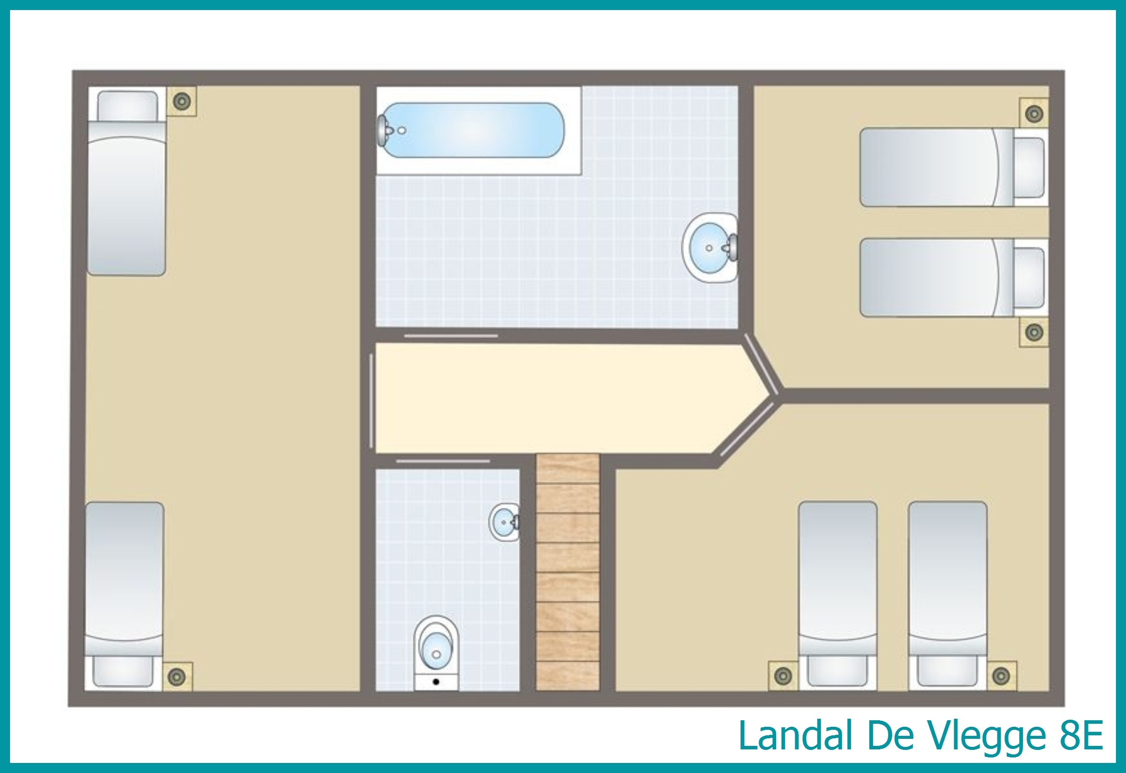 8-persoons bungalow 8E in De Vlegge