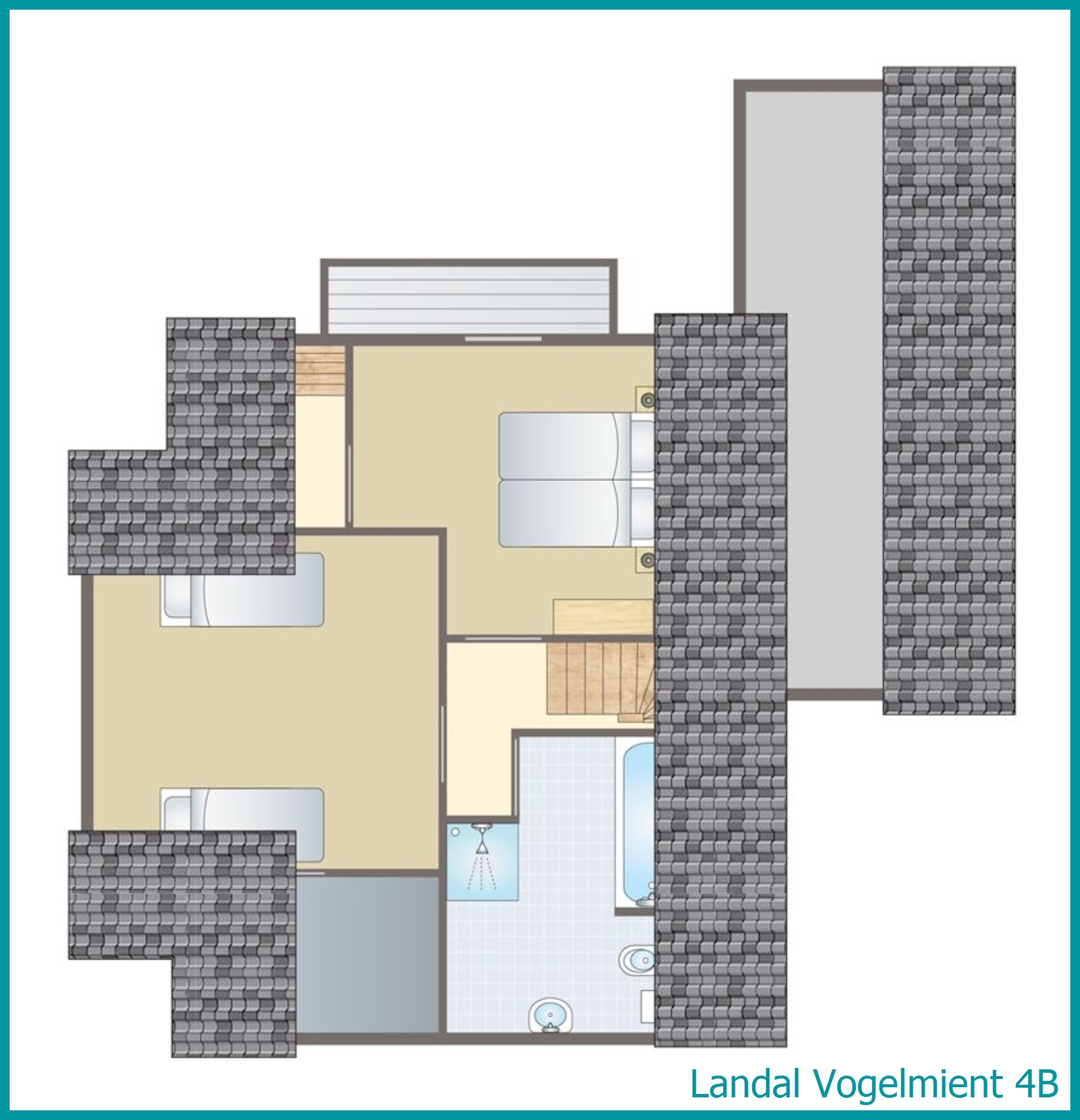 4-persoons villa 4B in Vogelmient
