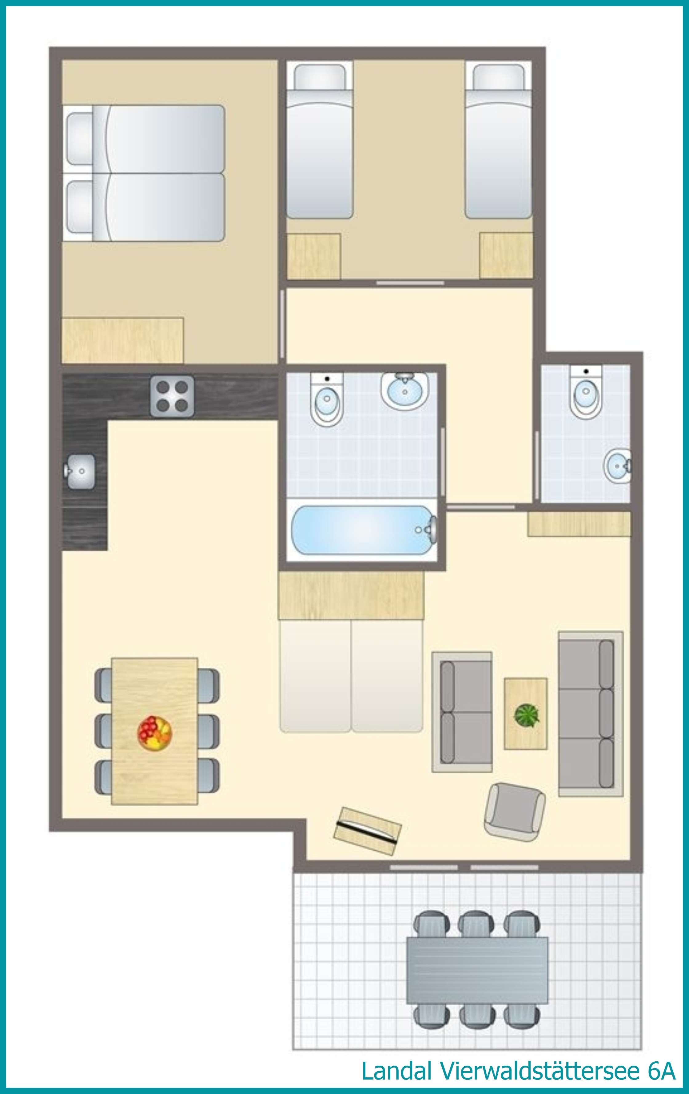6-persoons appartement 6A in Vierwaldstättersee