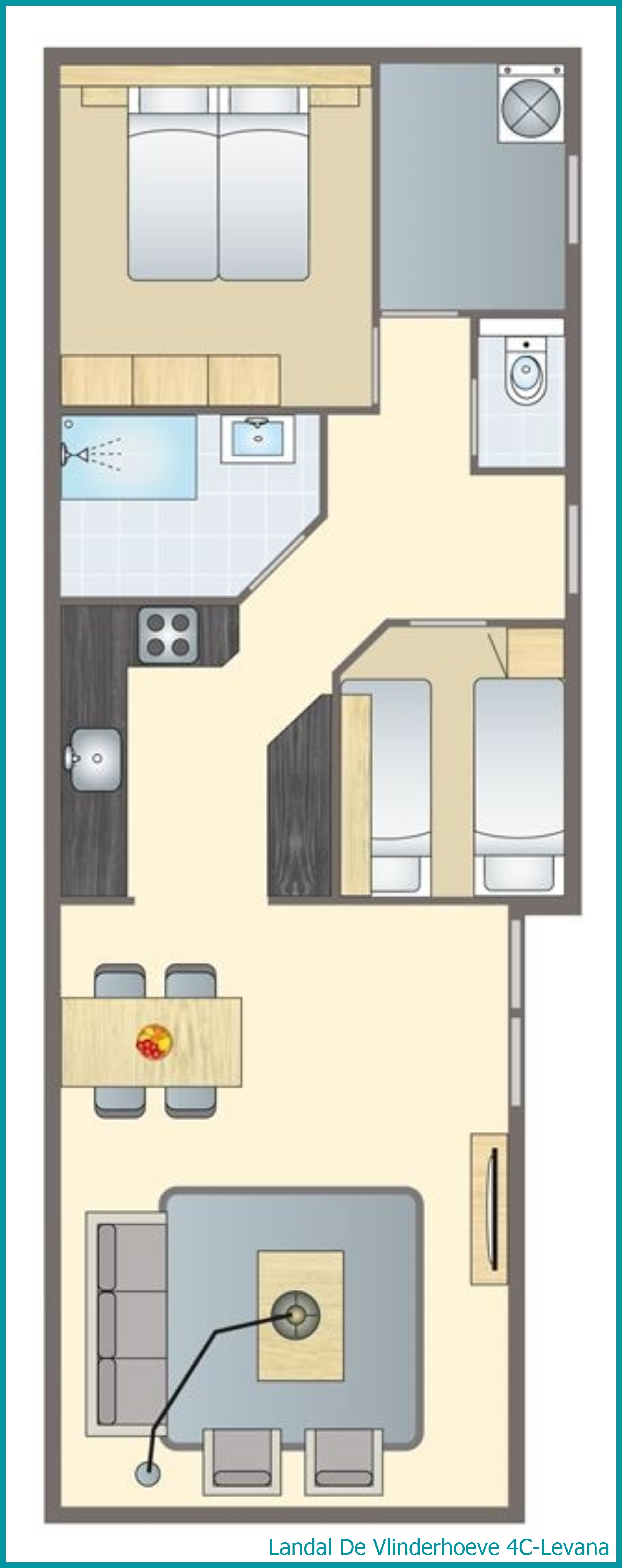 4-persoons woning 4C-Levana in De Vlinderhoeve