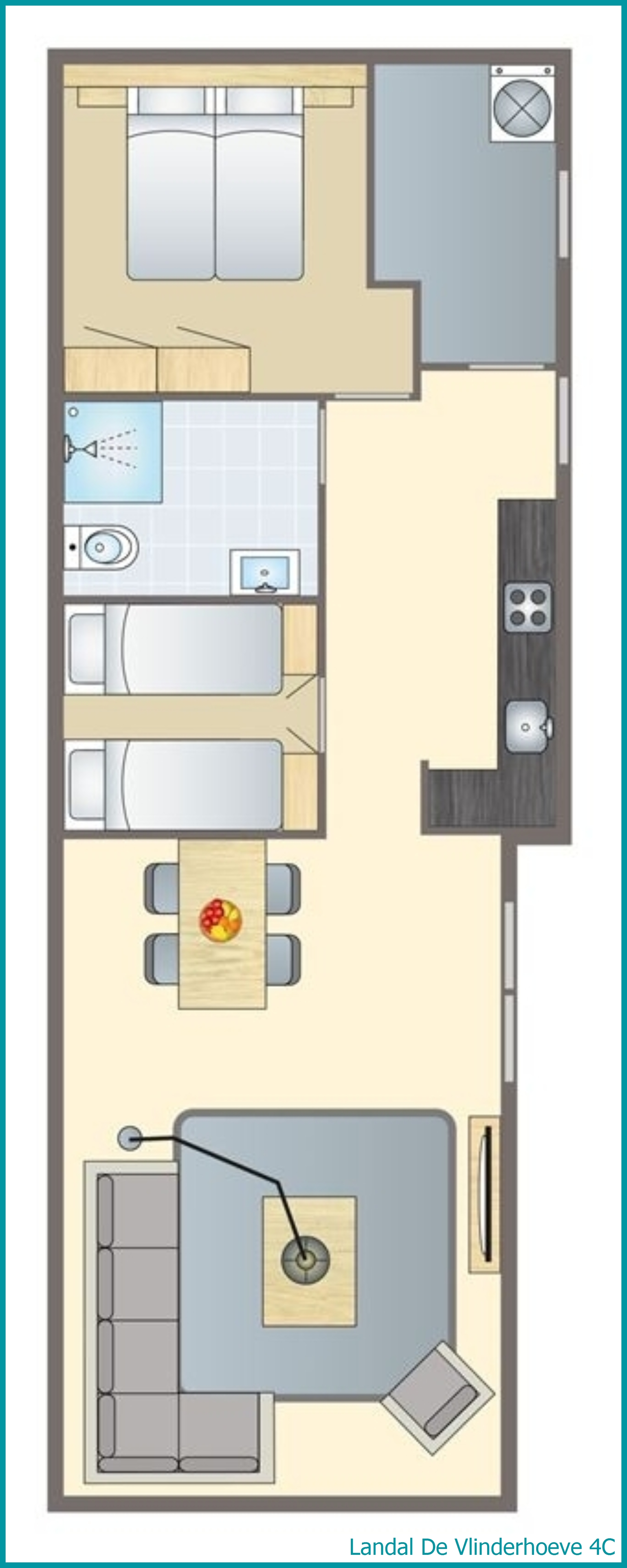 4-persoons woning 4C in De Vlinderhoeve