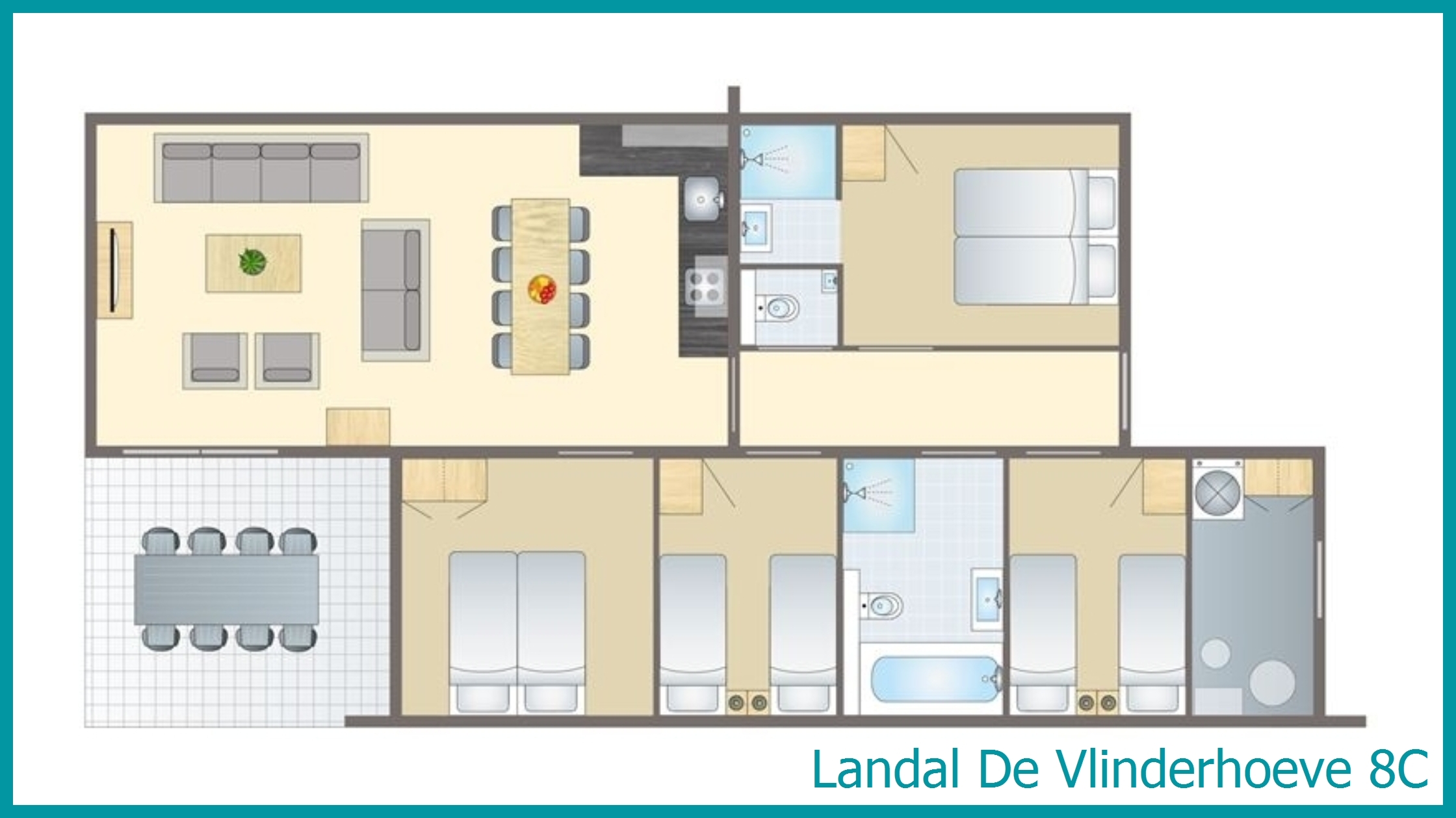 8-persoons woning 8C in De Vlinderhoeve