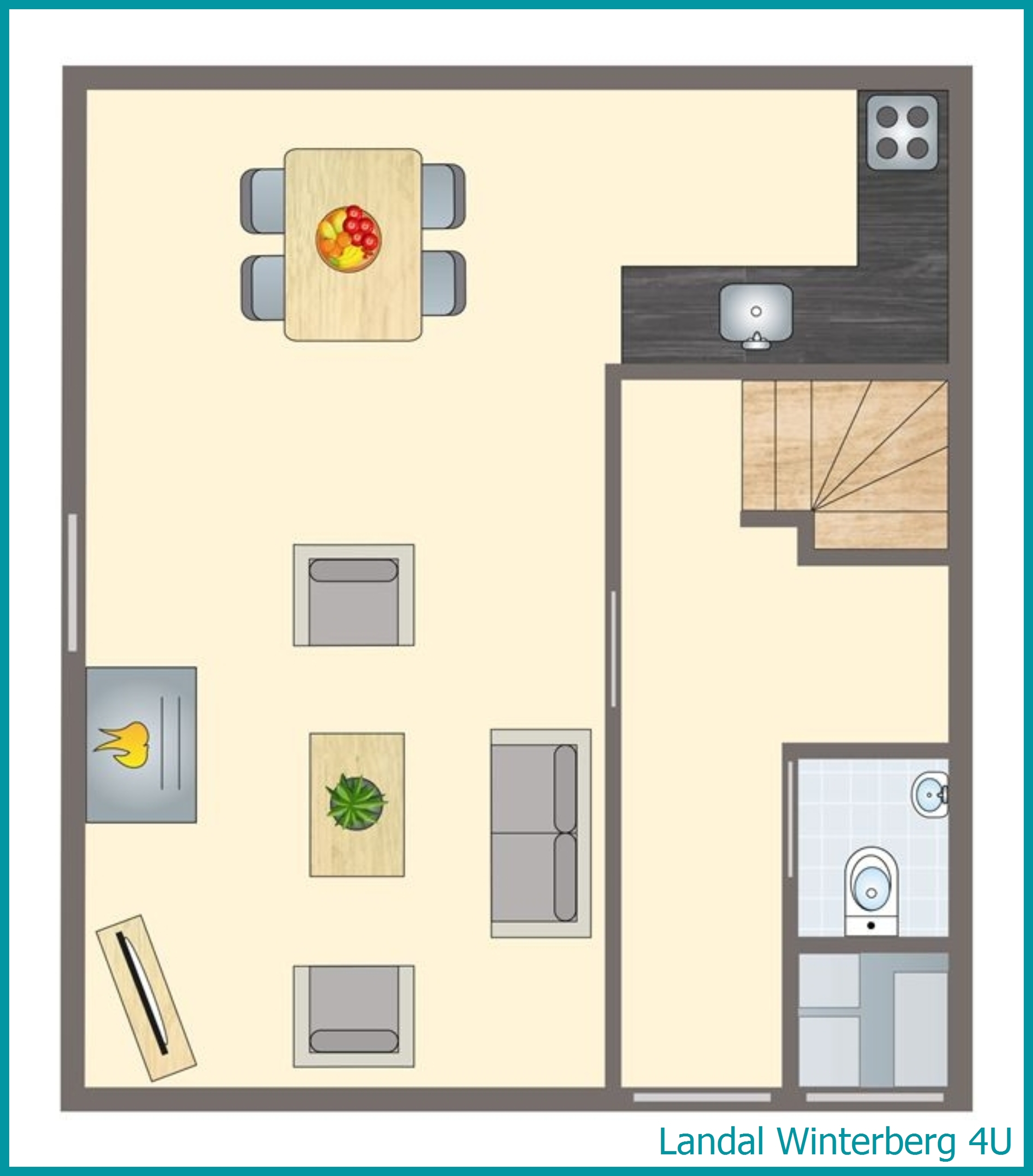 4-persoons accommodatie 4U in Winterberg