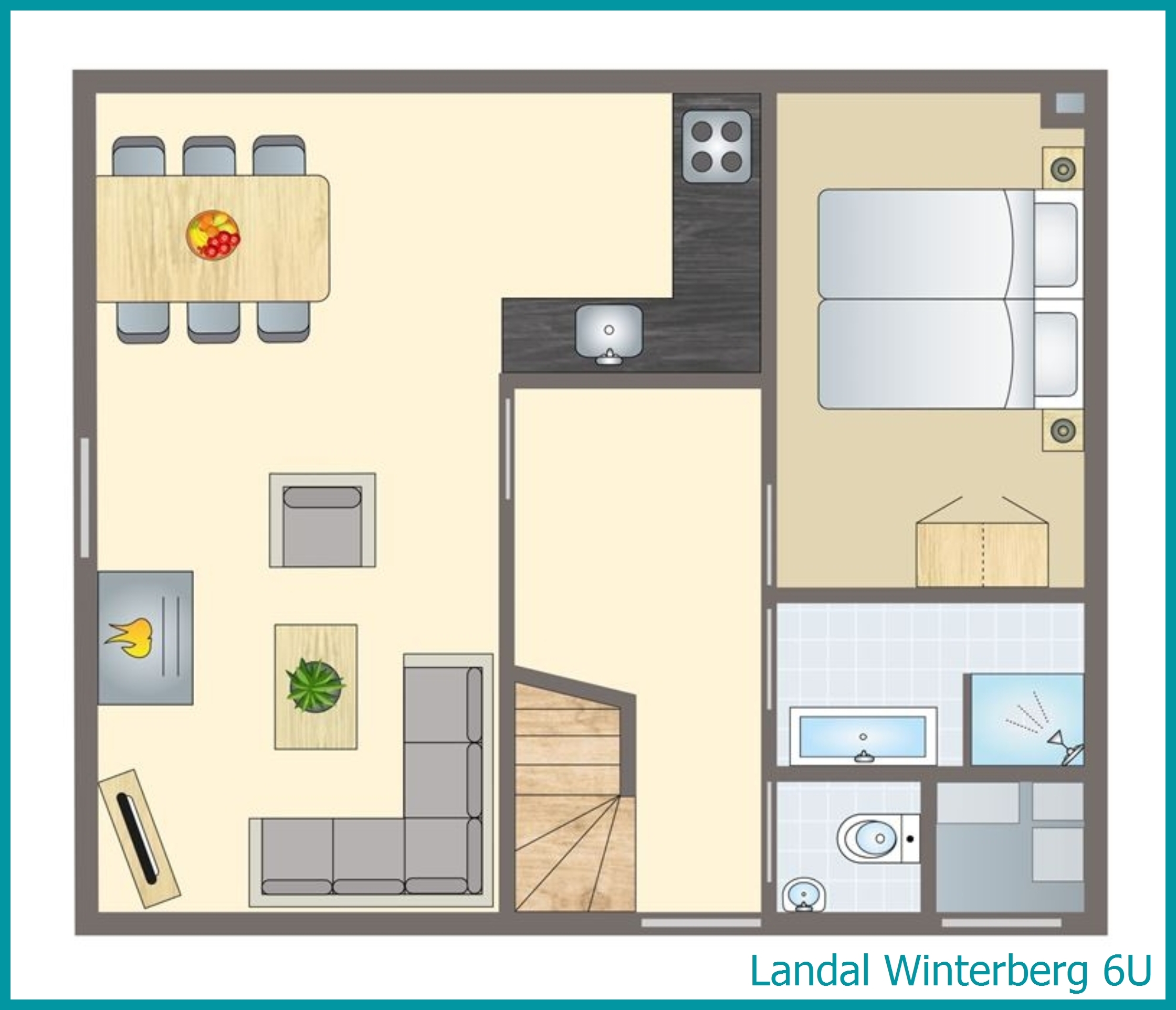 6-persoons accommodatie 6U in Winterberg