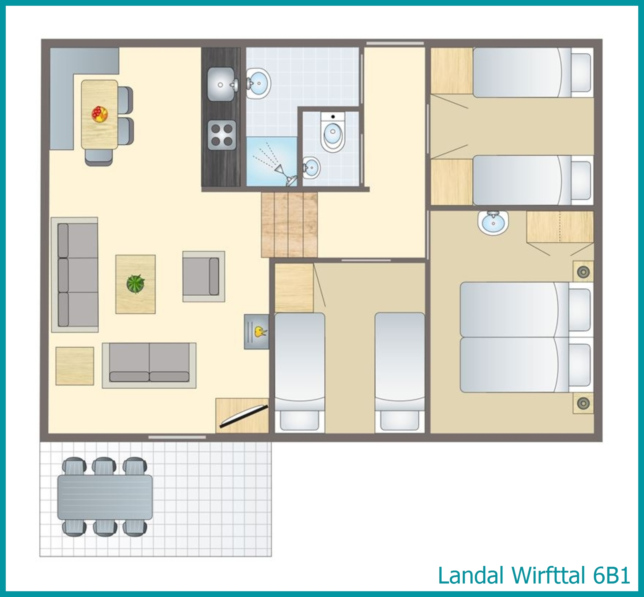 6-persoons bungalow 6B1 in Wirfttal