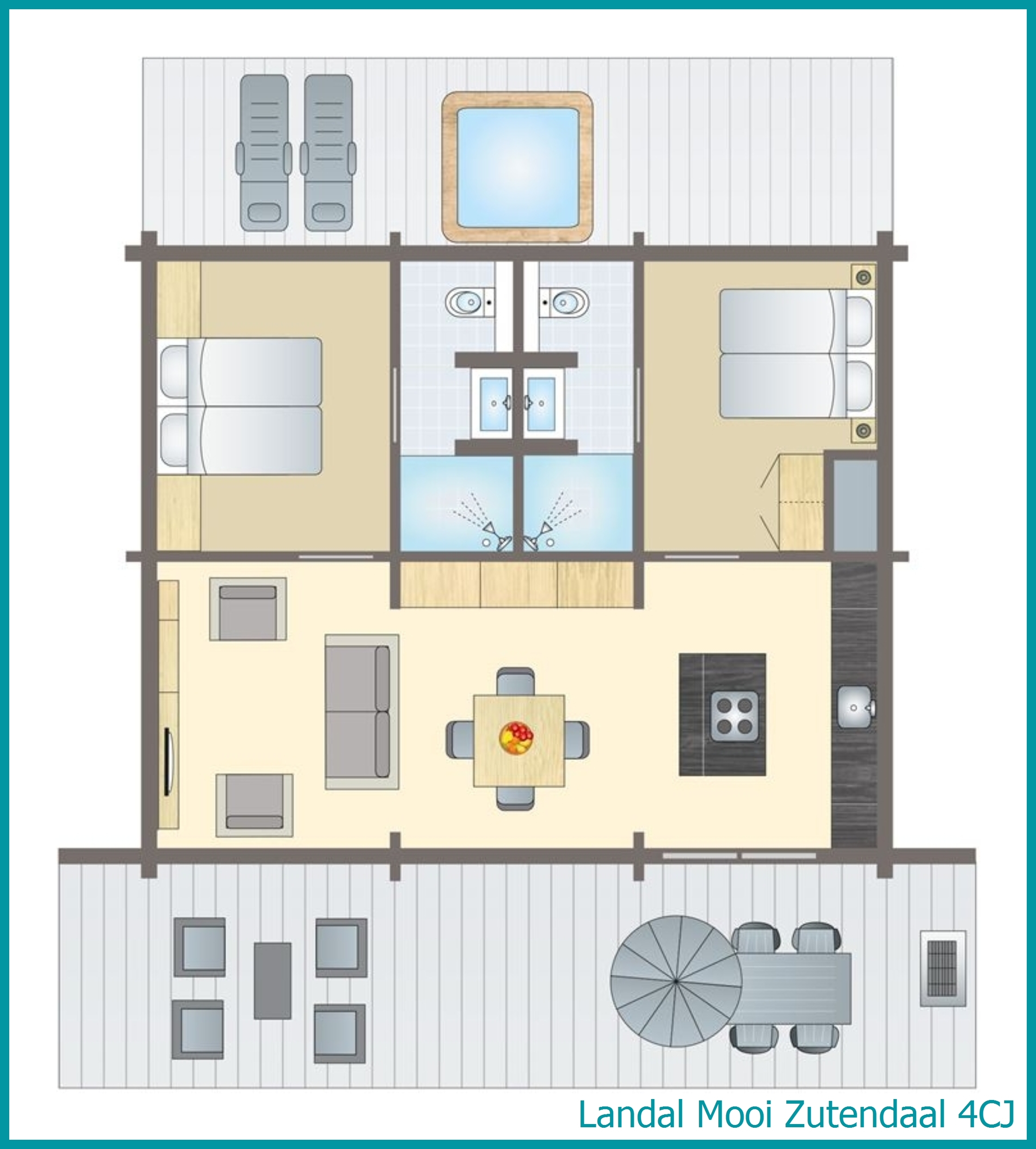4-persoons villa 4CJ in Mooi Zutendaal