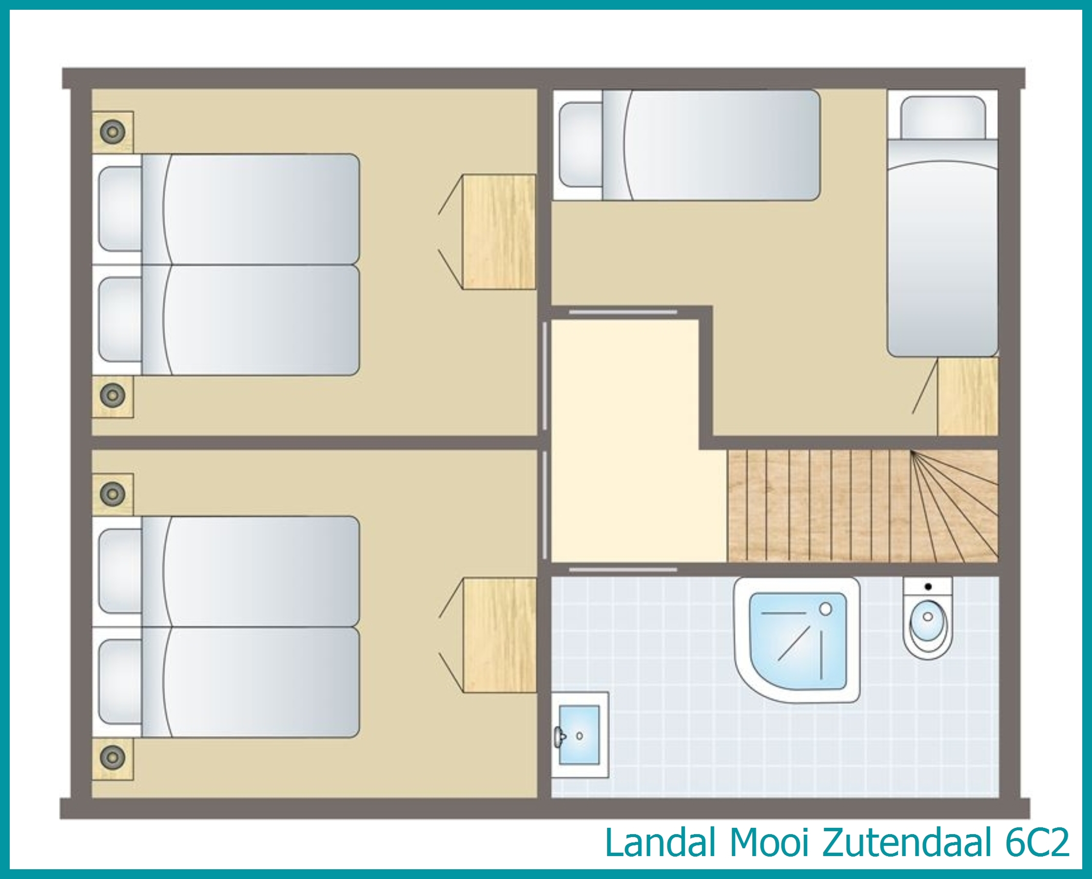 6-persoons bungalow 6C2 in Mooi Zutendaal
