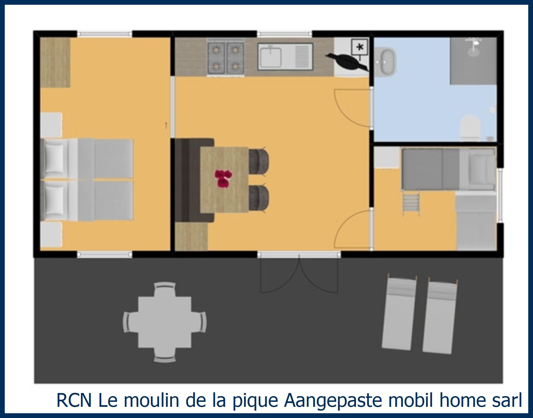 Stacaravan Aangepaste mobil home sarlat in Le Moulin de la Pique