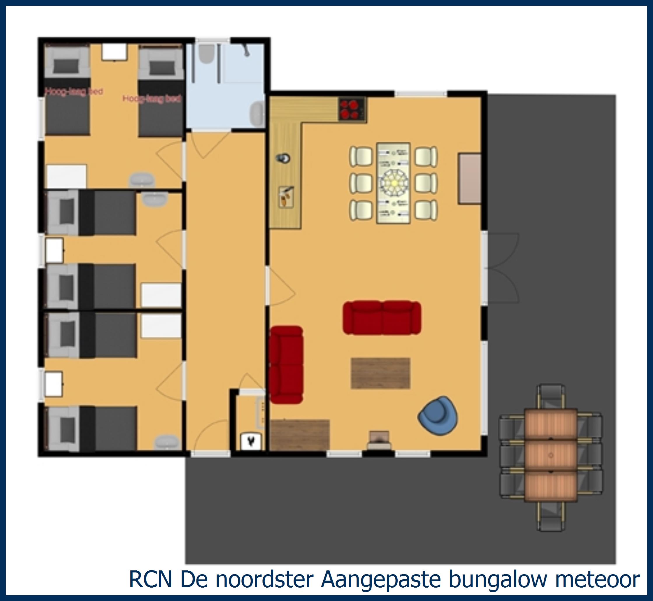 Bungalow Aangepaste  meteoor in De Noordster