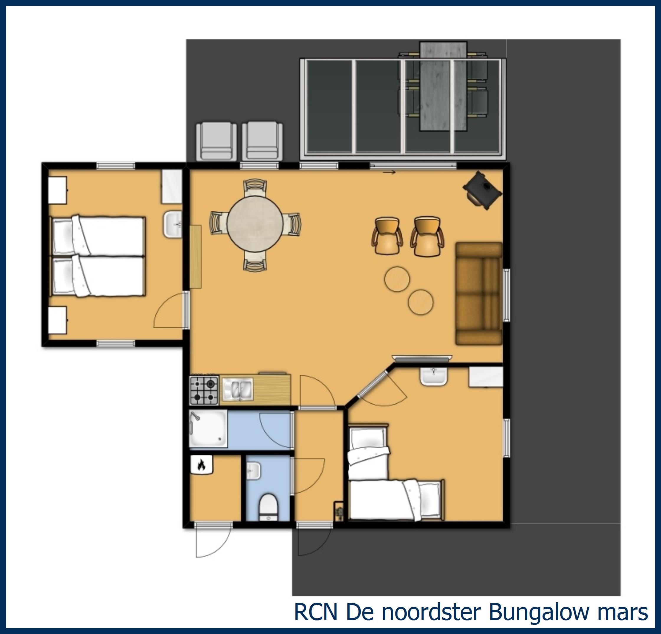 Bungalow Mars in De Noordster
