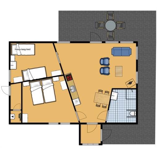 Mindervaliden bungalow Rolstoeltoegankelijke bungalow Pluto in De Noordster