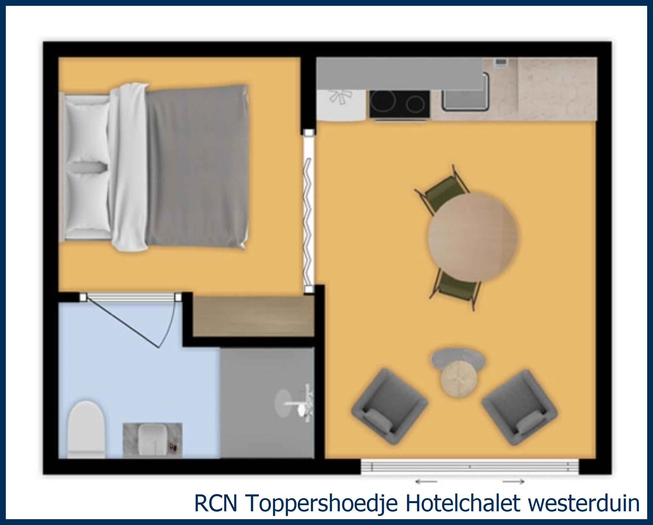Chalet Hotel westerduin in Toppershoedje
