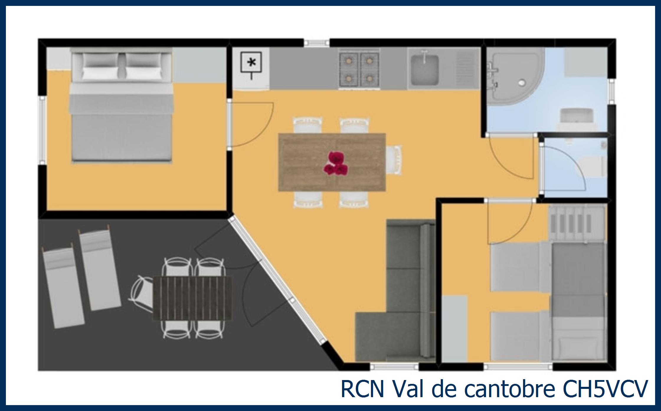 Chalet roquefort CH5VCV in Val de Cantobre
