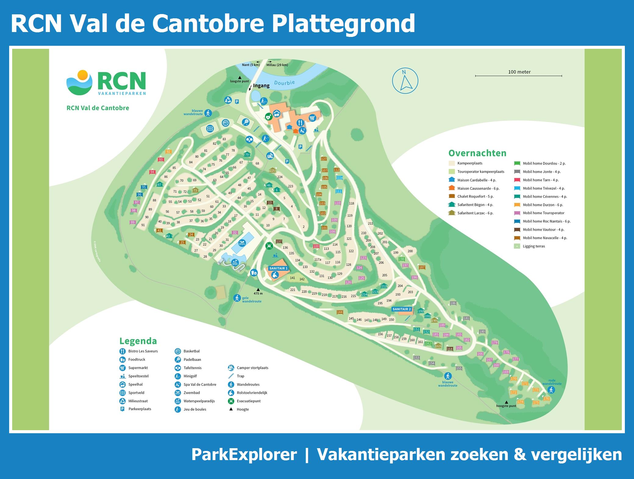 Plattegrond RCN Val de Cantobre