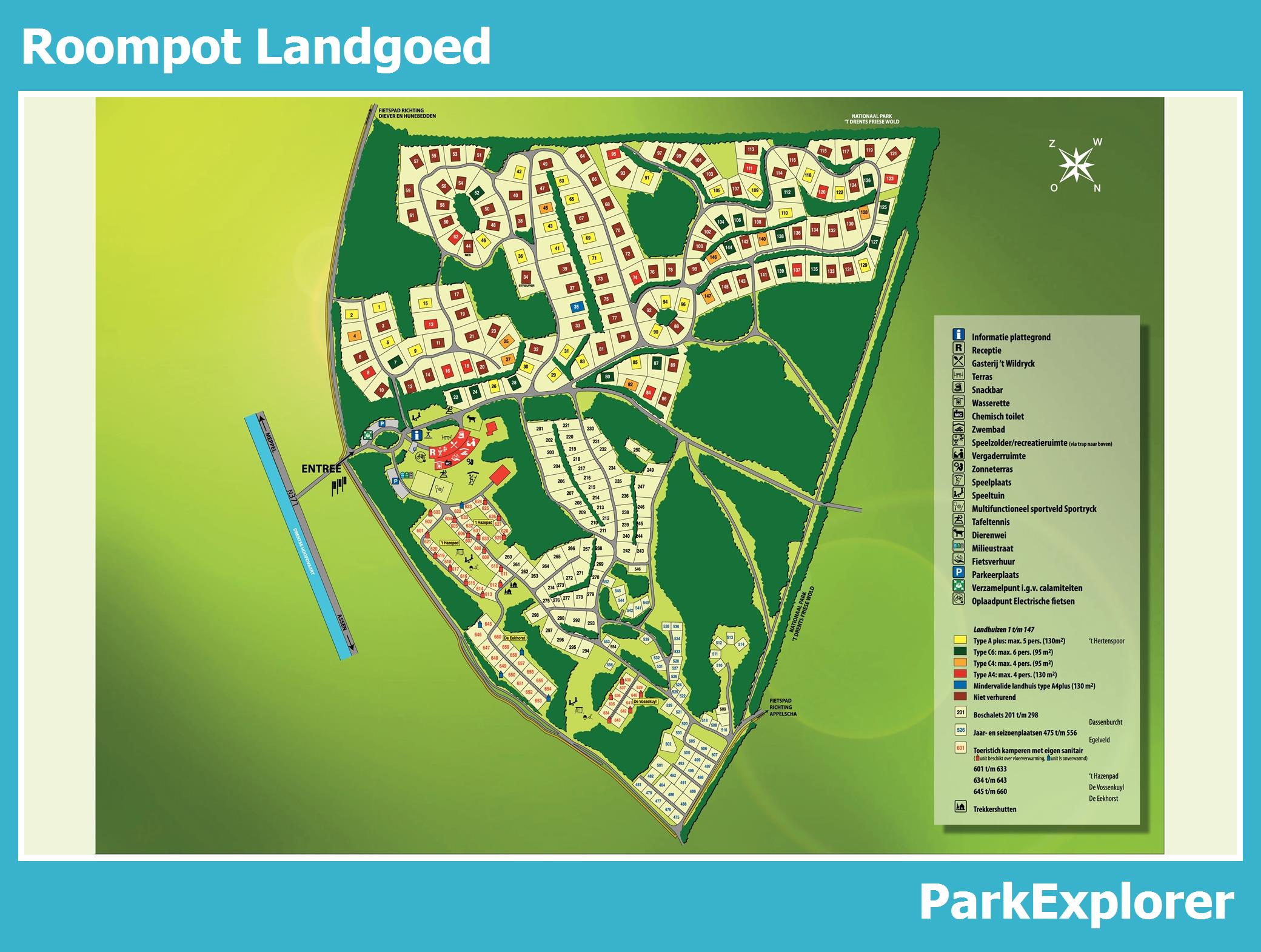 Plattegrond 't Wildryck