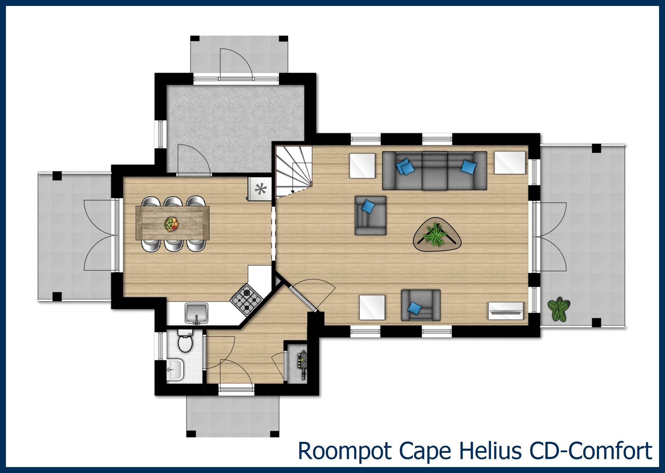 Bungalow CD-Comfort in Cape Helius