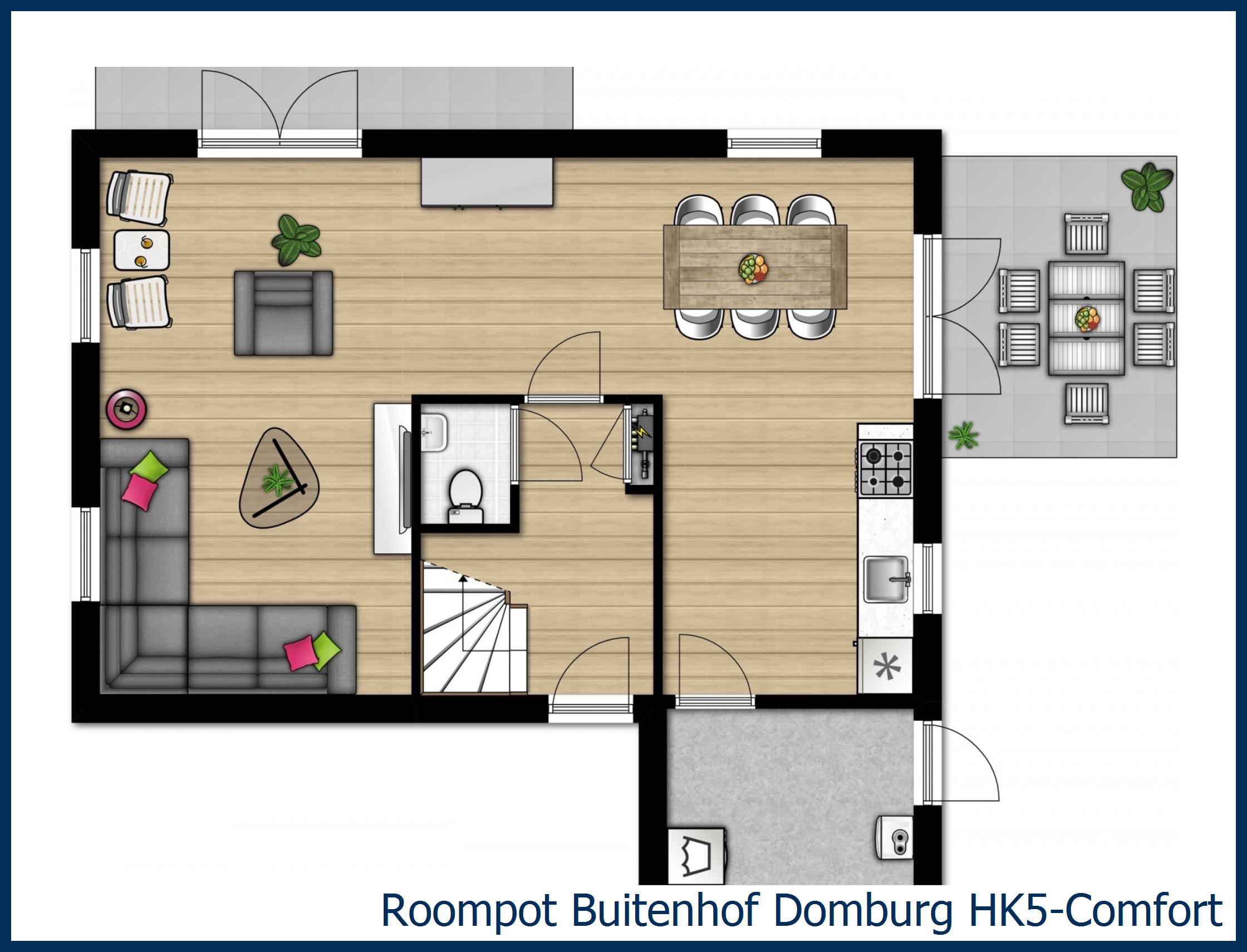 HK5 Comfort HK5-Comfort in Buitenhof Domburg