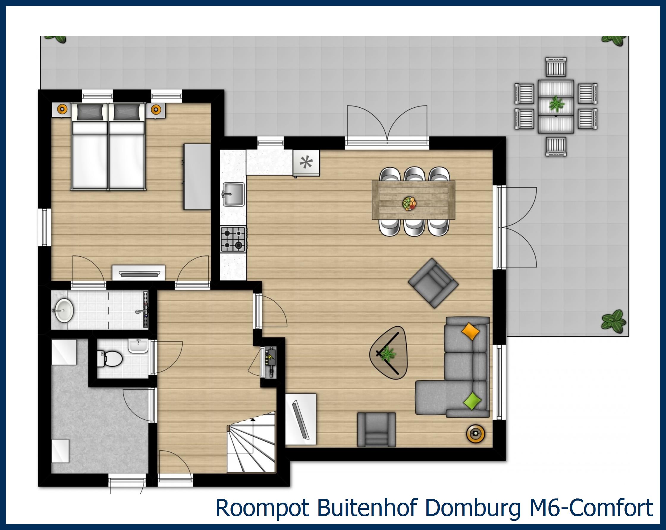 M6 Comfort M6-Comfort in Buitenhof Domburg