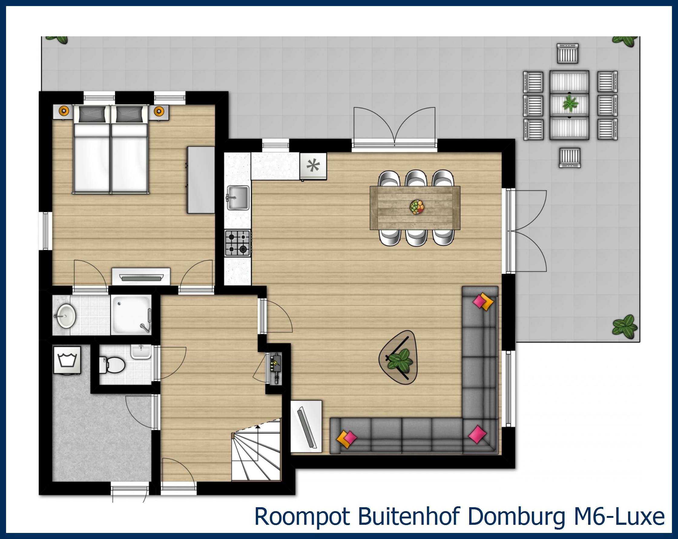 Bungalow M6-Luxe in Buitenhof Domburg