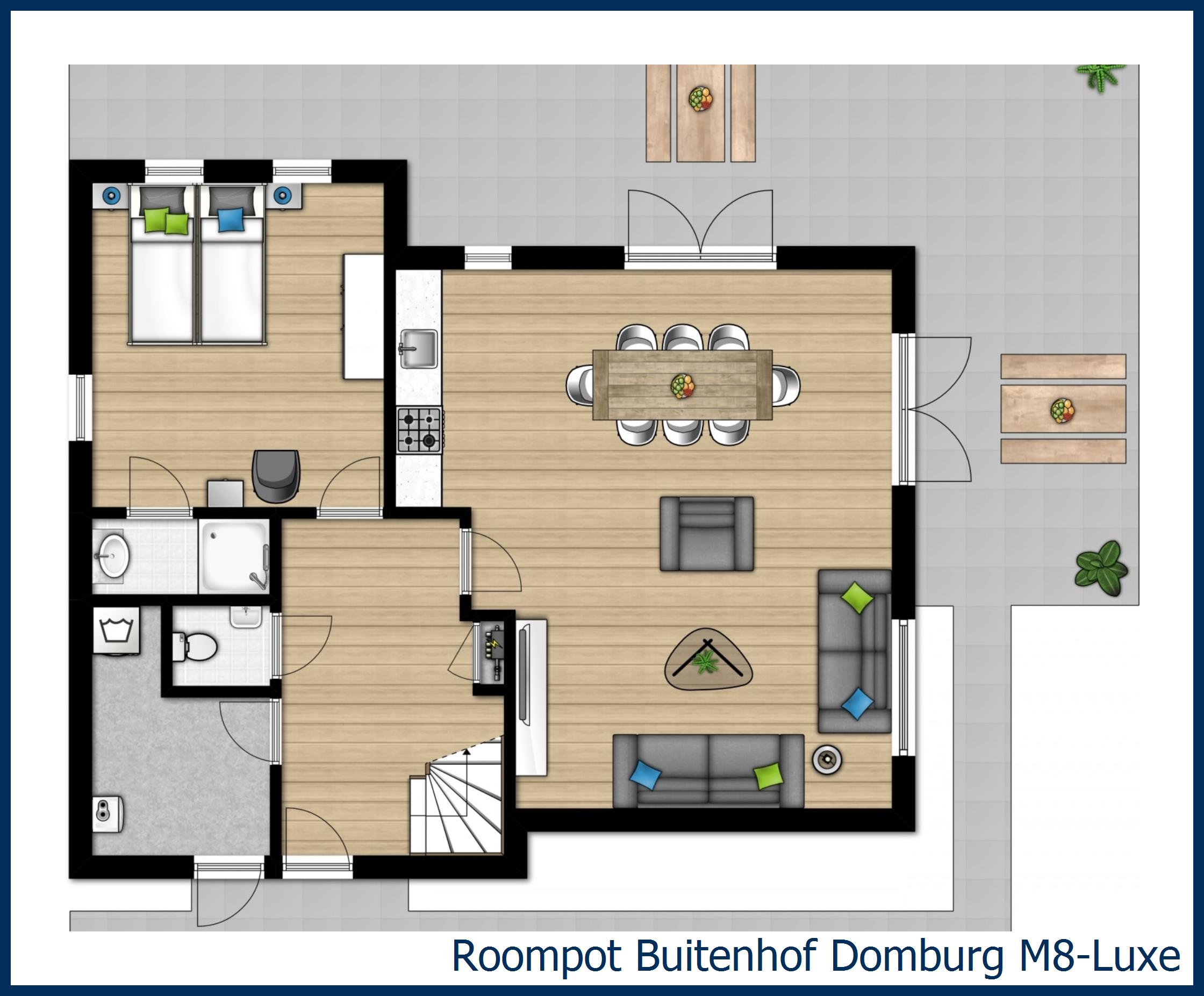 Bungalow M8-Luxe in Buitenhof Domburg