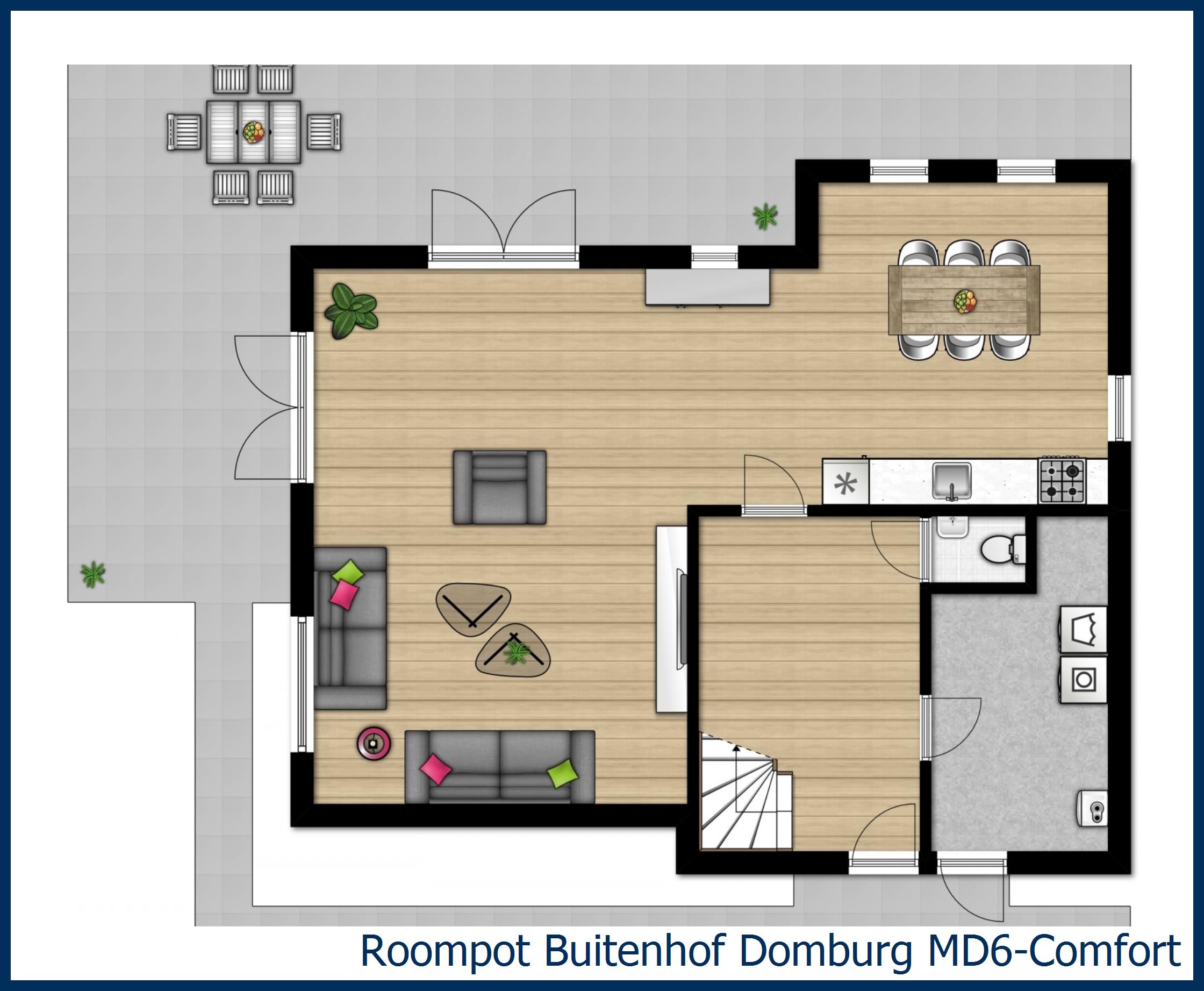 MD6 Comfort MD6-Comfort in Buitenhof Domburg