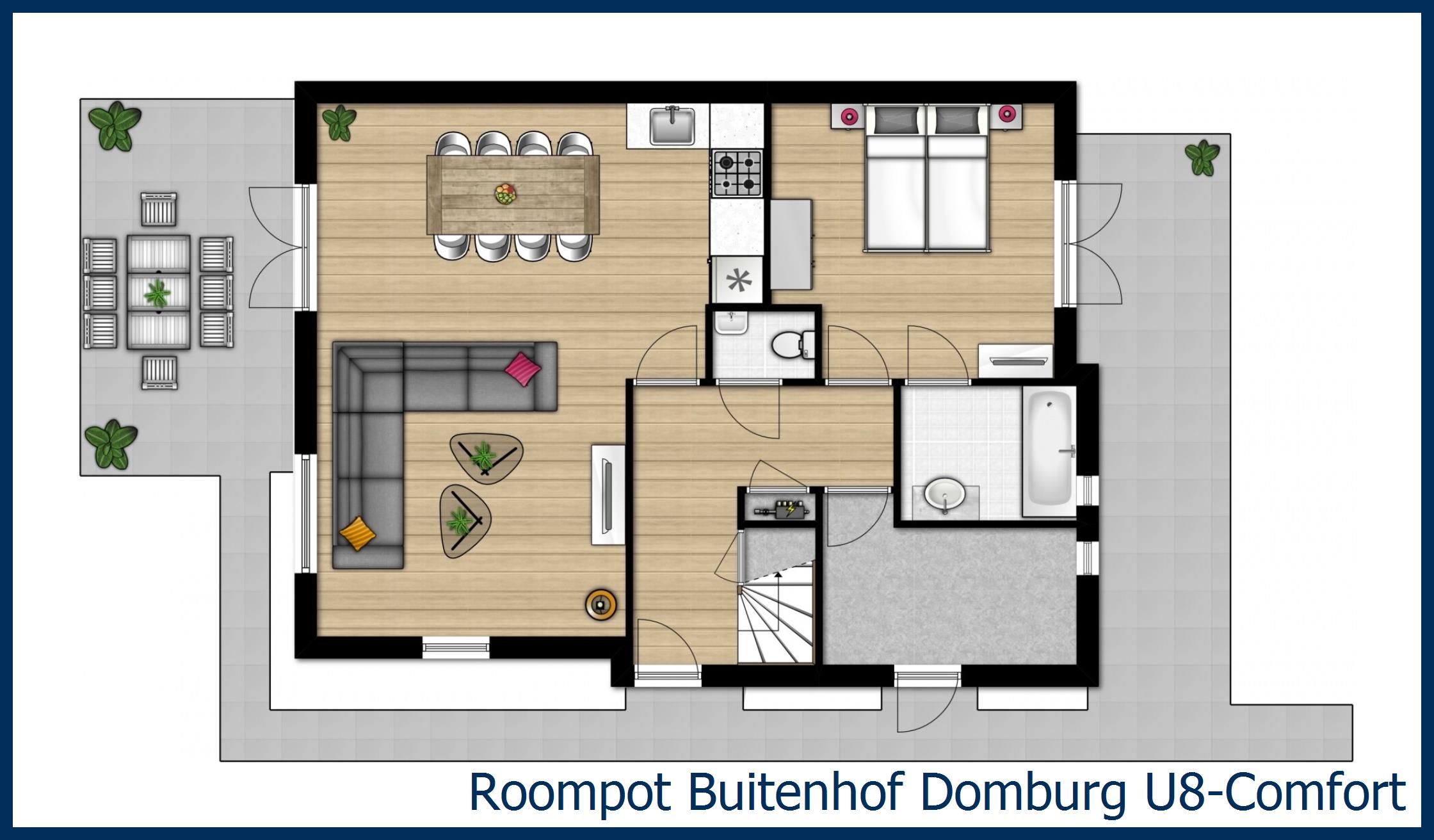 U8 Comfort U8-Comfort in Buitenhof Domburg