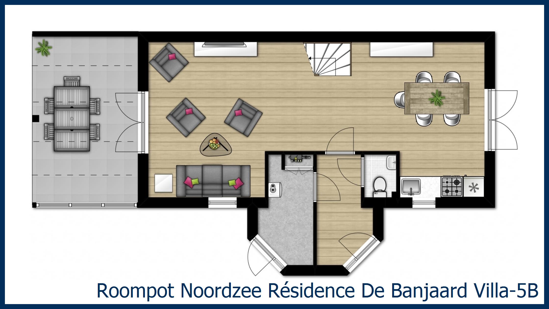 Villa 5B Villa-5B in Noordzee Résidence De Banjaard