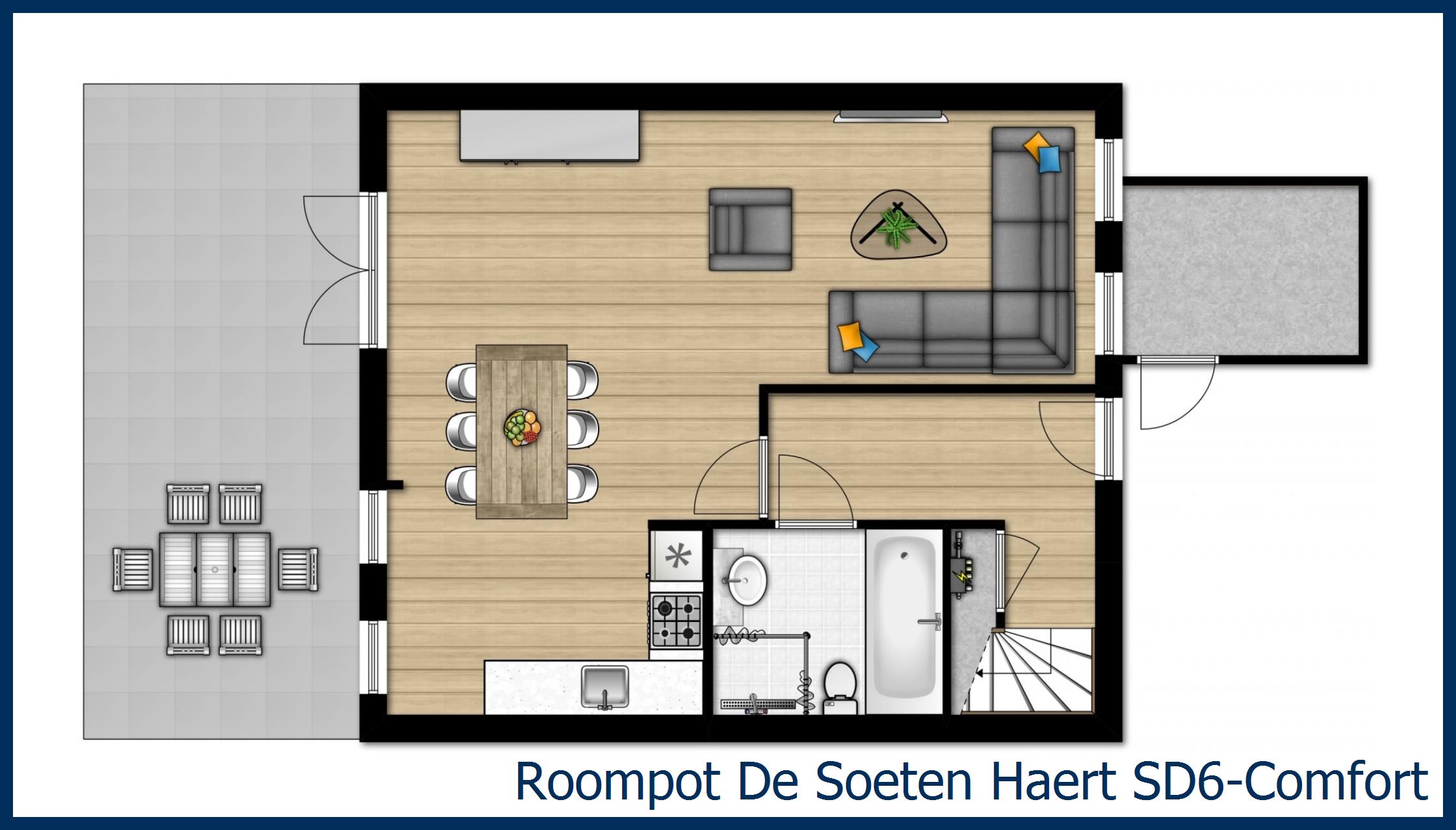 Bungalow SD6-Comfort in De Soeten Haert