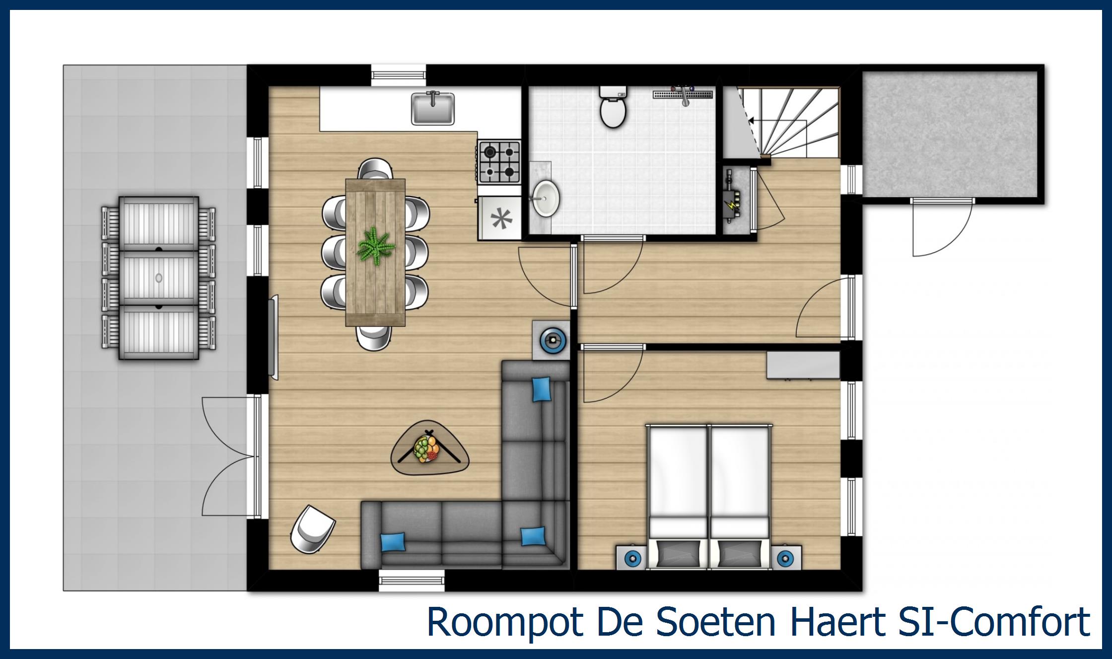 Bungalow SI-Comfort in De Soeten Haert