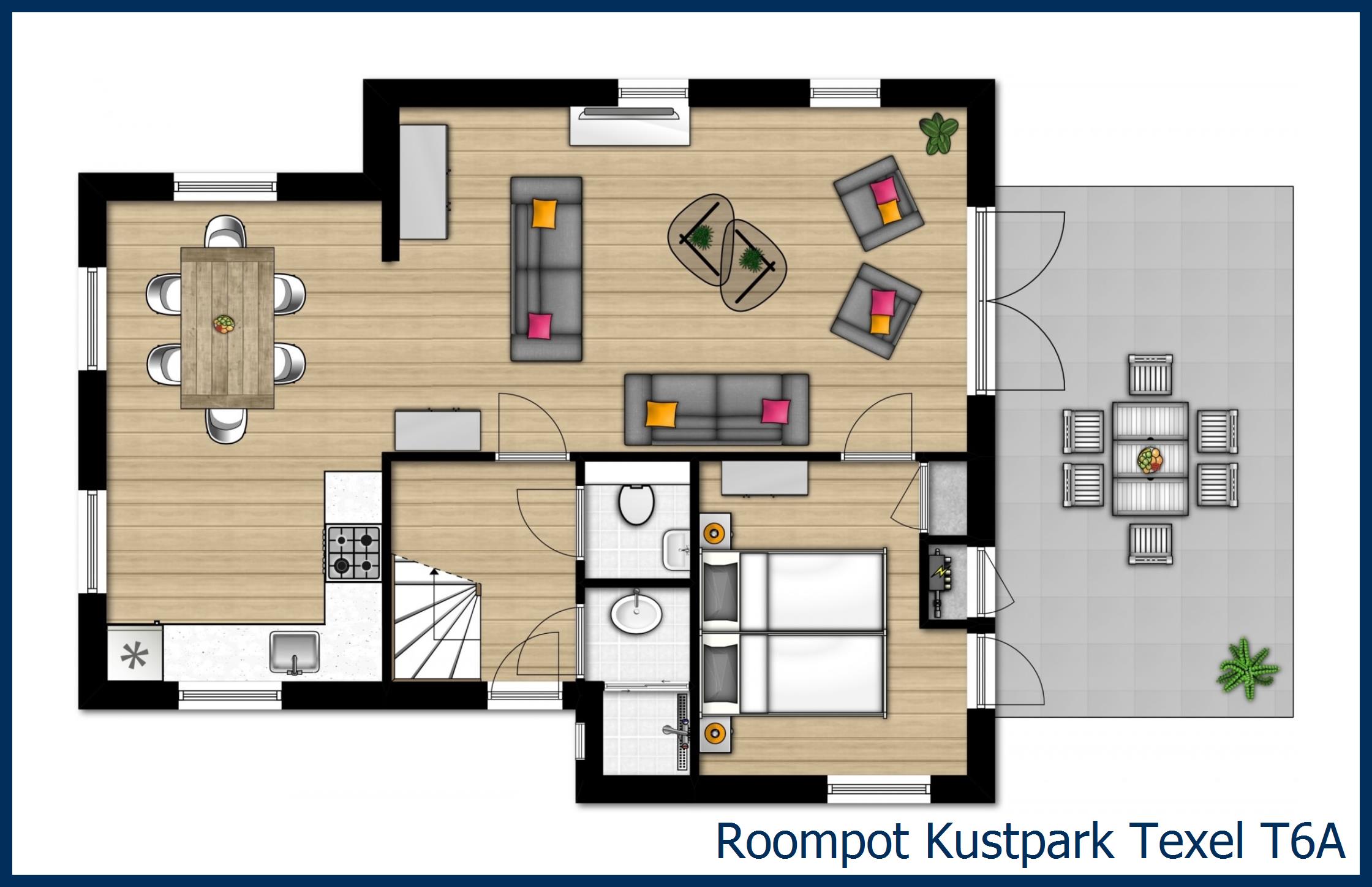 Bungalow T6A in Kustpark Texel