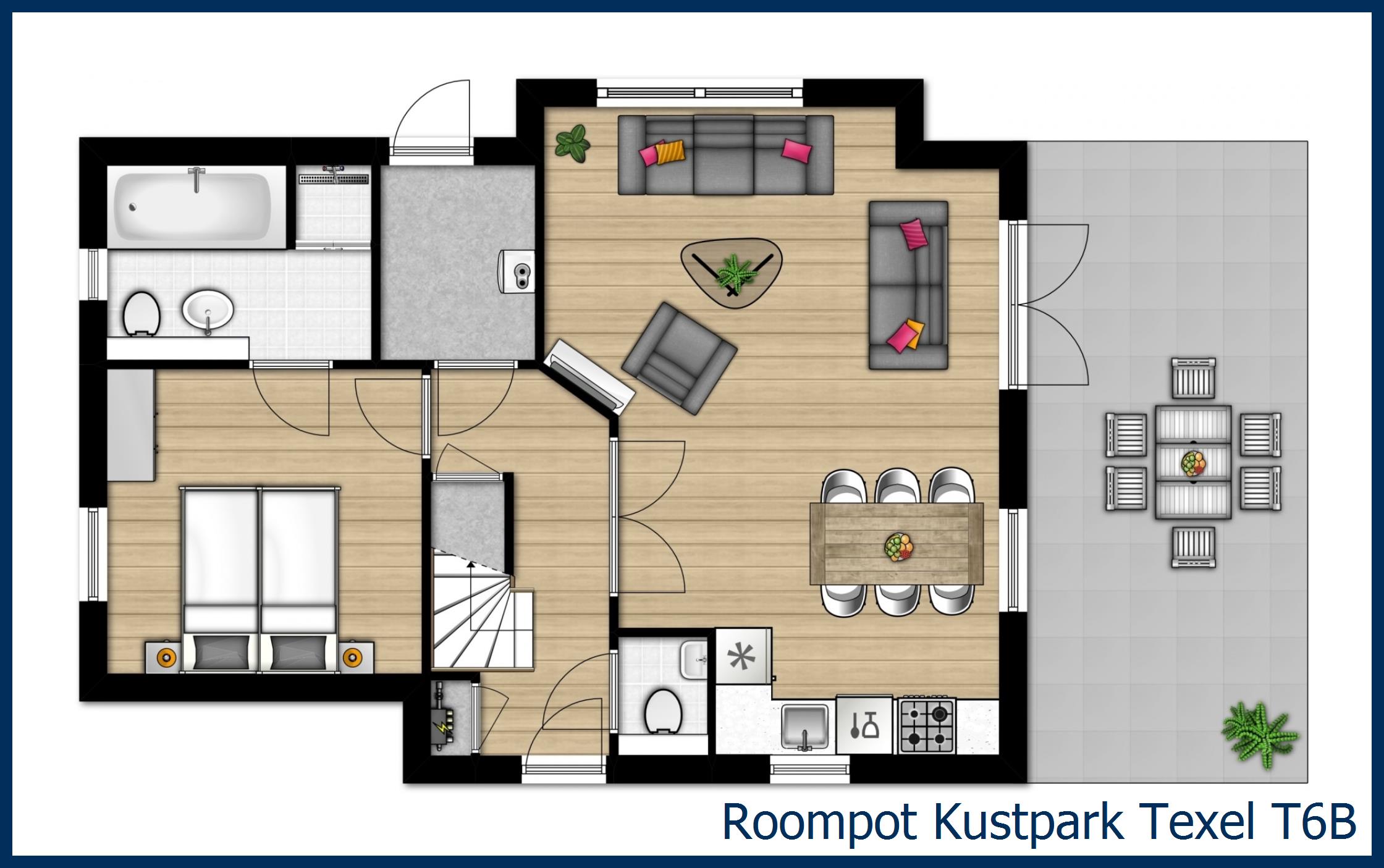 Bungalow T6B in Kustpark Texel