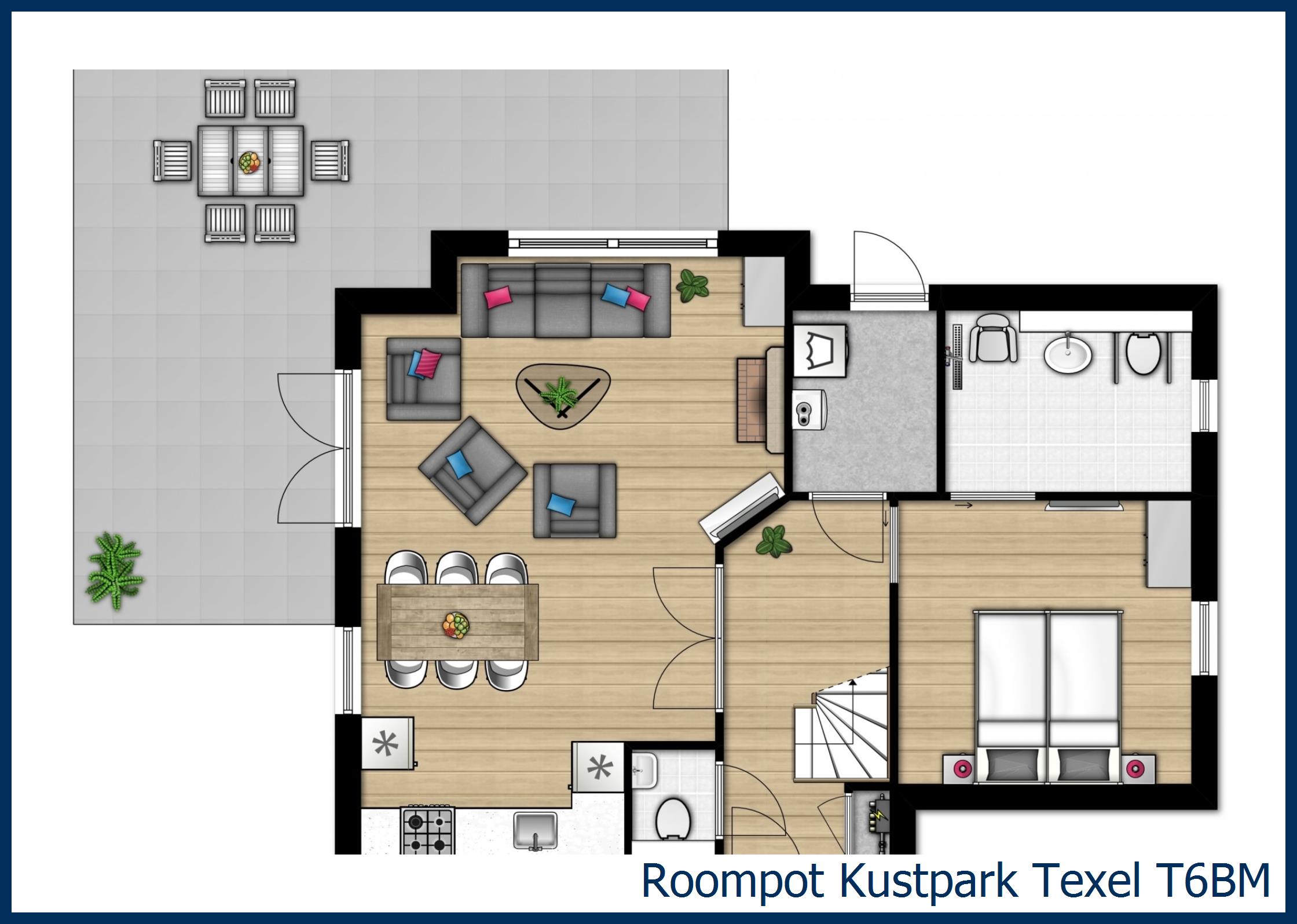 Bungalow T6BM in Kustpark Texel