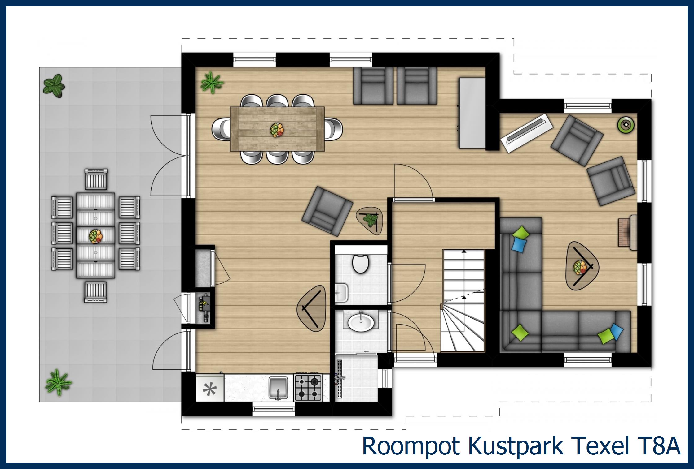 Bungalow T8A in Kustpark Texel