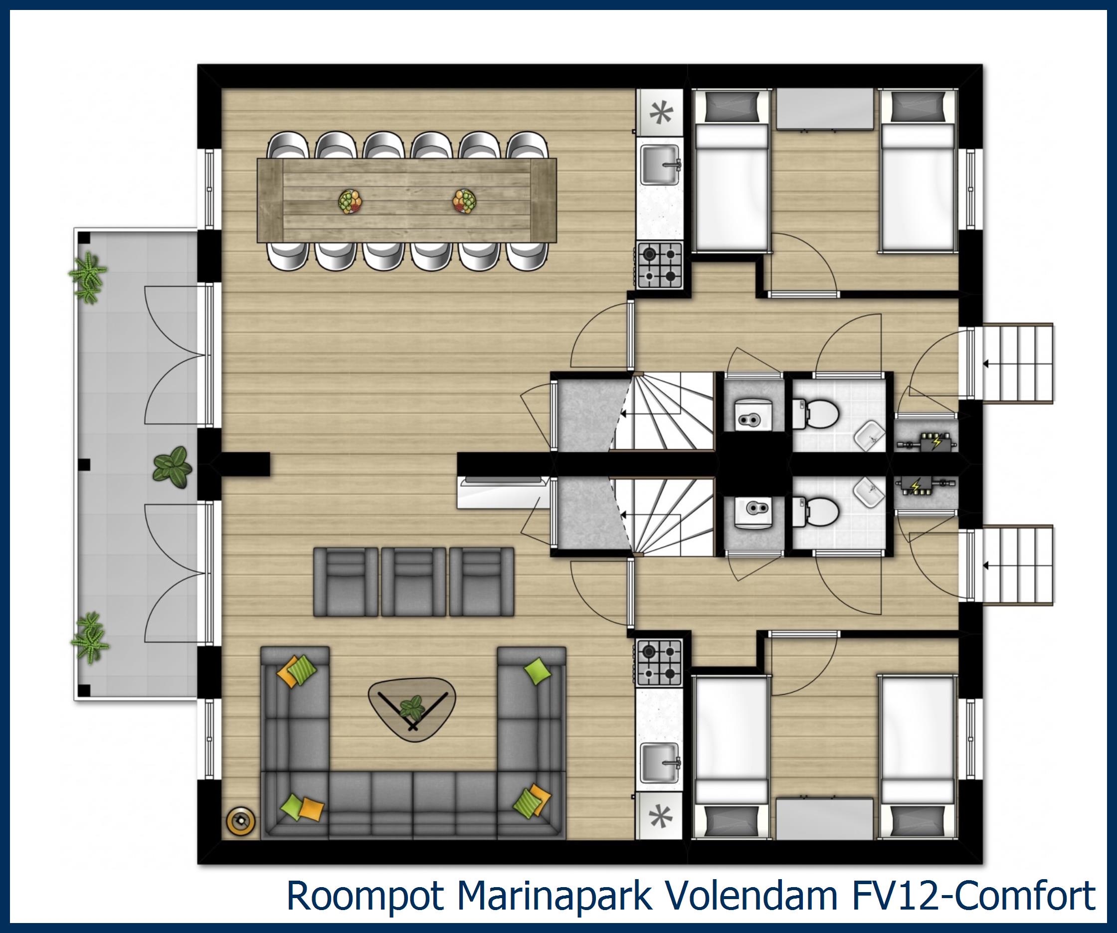 FV12 Comfort FV12-Comfort in Marinapark Volendam