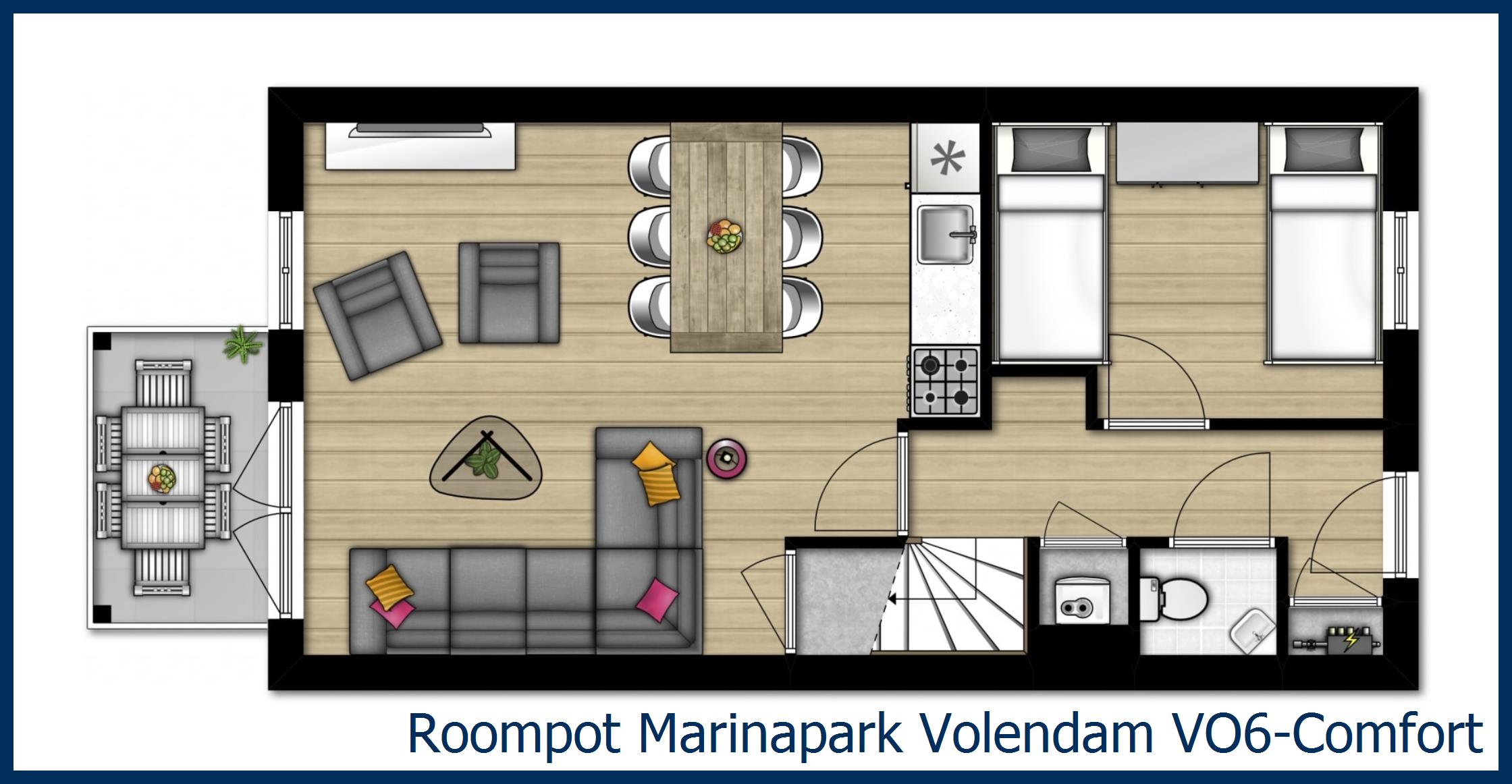 VO6 Comfort VO6-Comfort in Marinapark Volendam