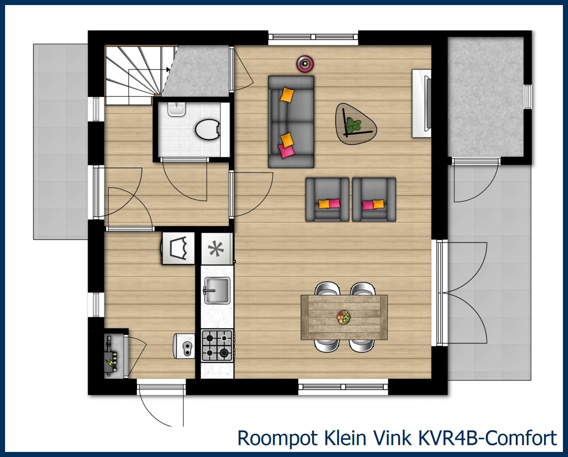 KVR4B Comfort KVR4B-Comfort in Klein Vink