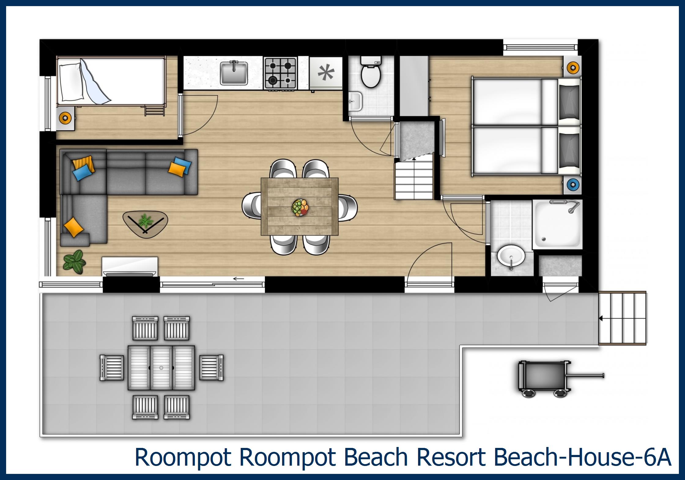  Beach-House-6A in Beach Resort