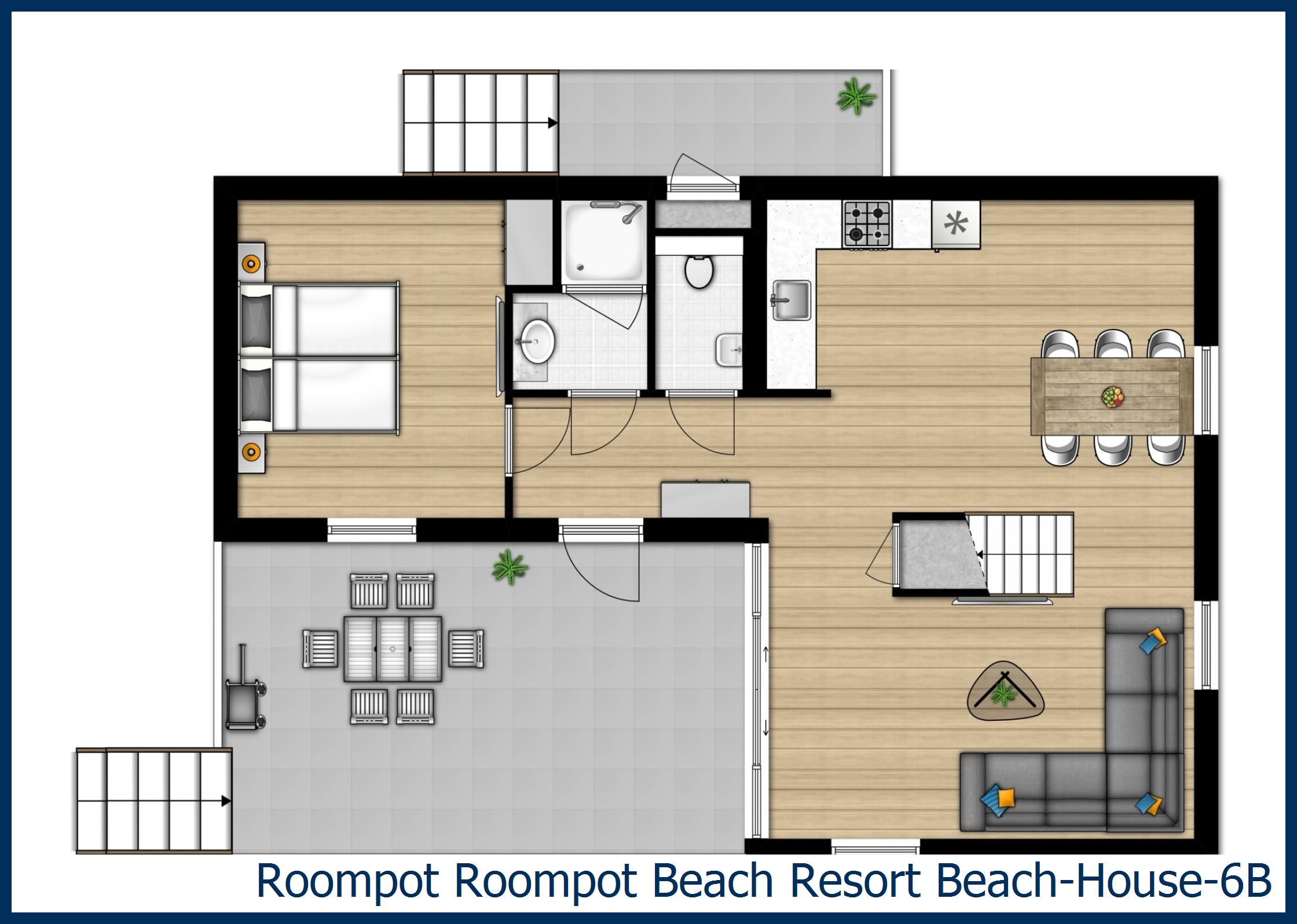 Beach-House-6B in Beach Resort