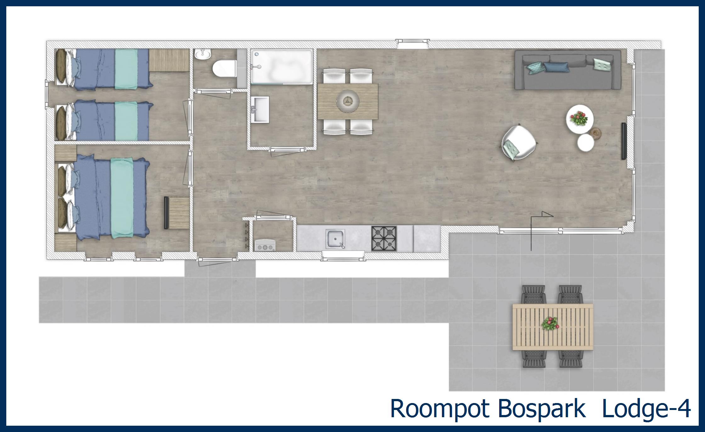 Lodge Lodge-4 in Bospark 't Wolfsven