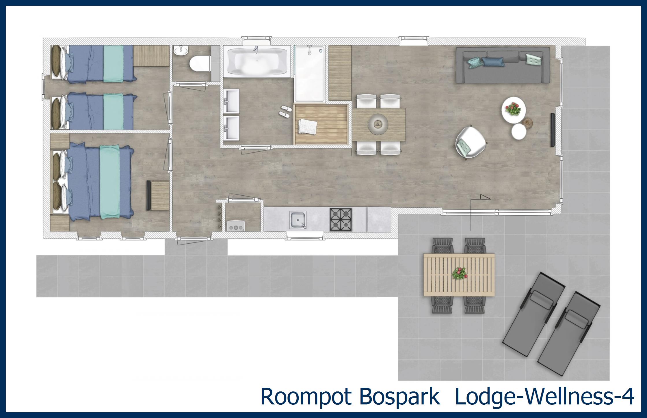 Lodge Wellness 4 Lodge-Wellness-4 in Bospark 't Wolfsven